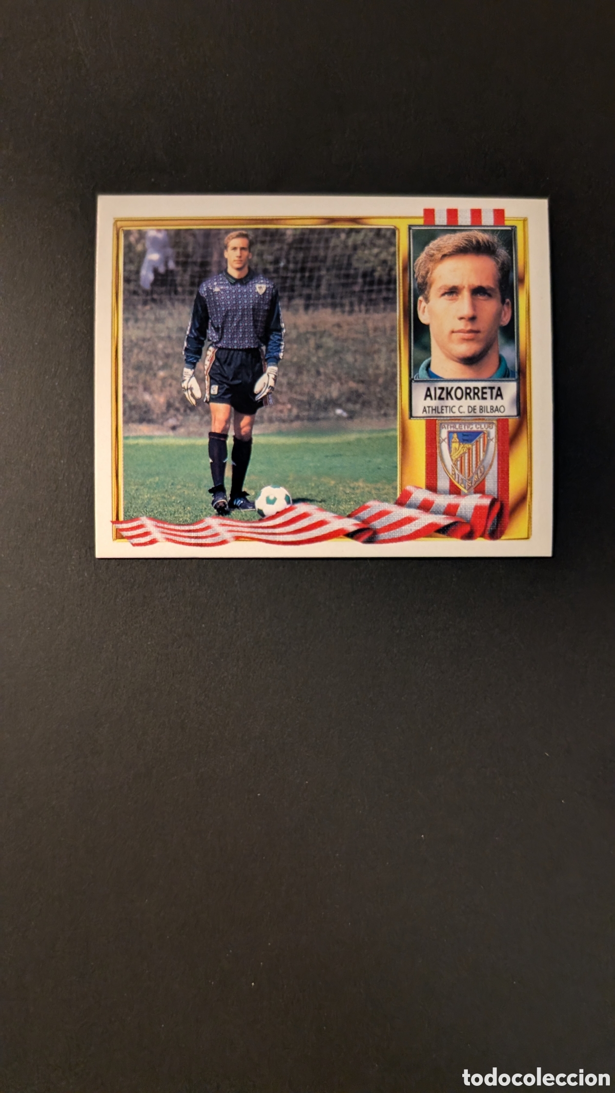 Fu&szlig;ball-Sticker: AIZKORRETA BILBAO COLOCA LIGA ESTE 1995/96 95 96 NUNCA PEGADO SIN PEGAR