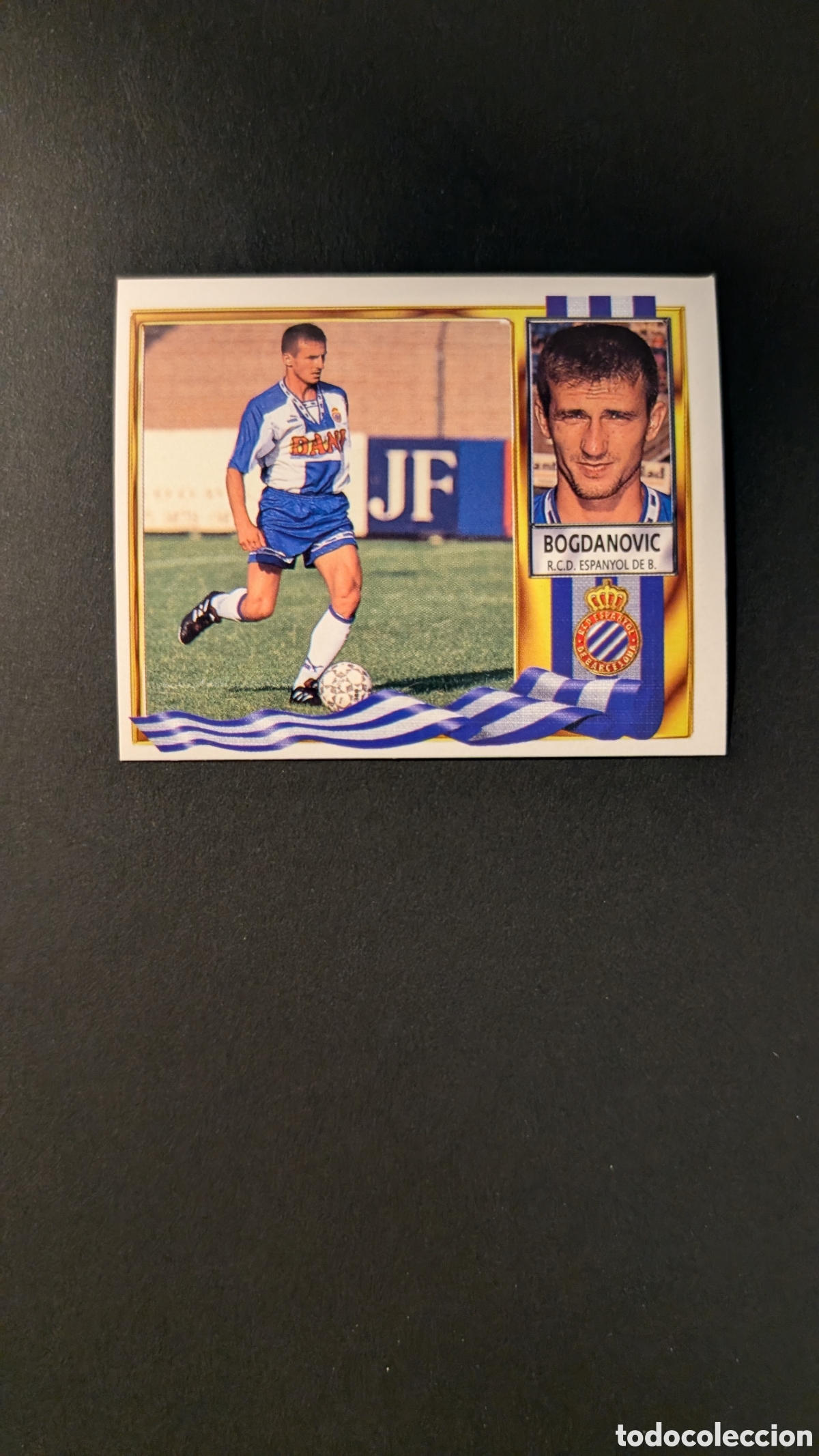 Fu&szlig;ball-Sticker: BOGDANOVIC ESPANYOL COLOCA LIGA ESTE 1995/96 95 96 NUNCA PEGADO SIN PEGAR