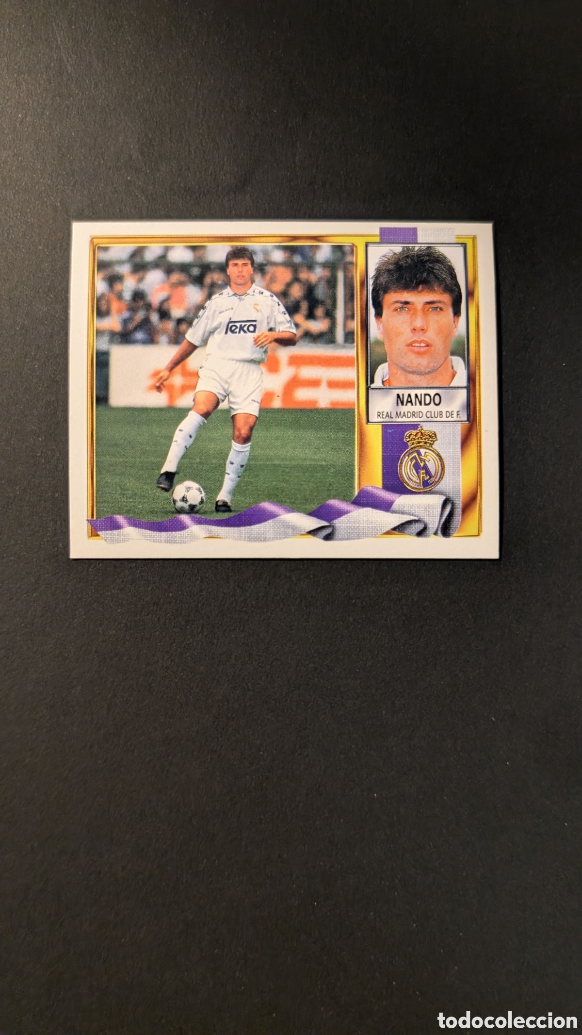 Cromos de F&uacute;tbol: NANDO REAL MADRID COLOCA LIGA ESTE 1995/96 95 96 NUNCA PEGADO SIN PEGAR