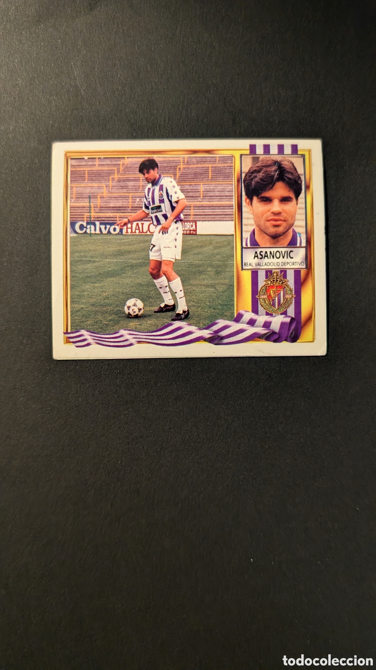 Cromos de F&uacute;tbol: ASANOVIC VALLADOLID COLOCA LIGA ESTE 1995/96 95 96 NUNCA PEGADO SIN PEGAR