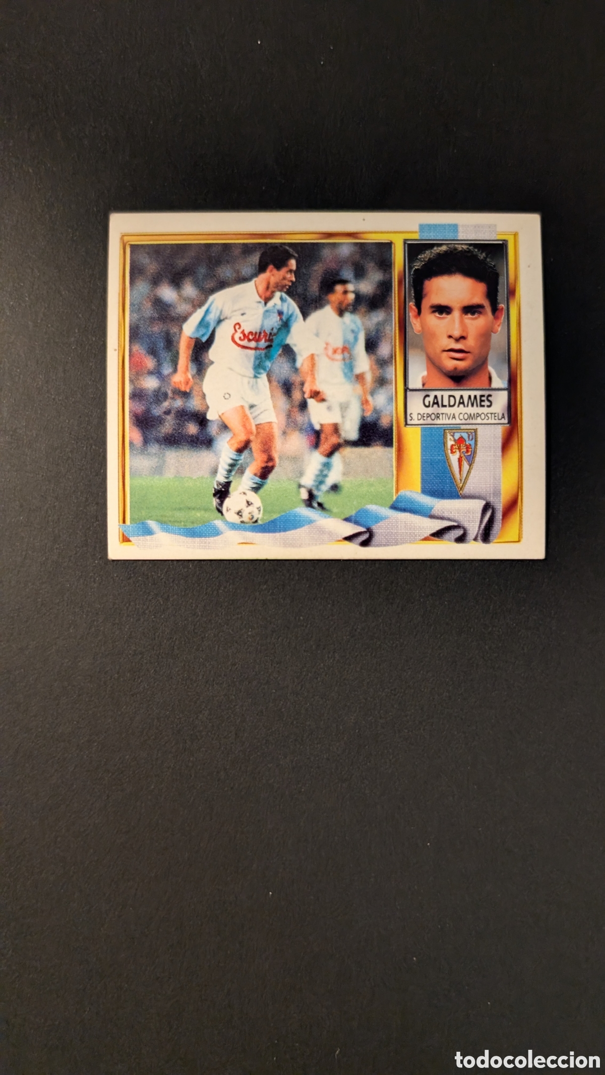 Cromos de F&uacute;tbol: GALDAMES COMPOSTELA BAJA LIGA ESTE 1995/96 95 96 NUNCA PEGADO SIN PEGAR