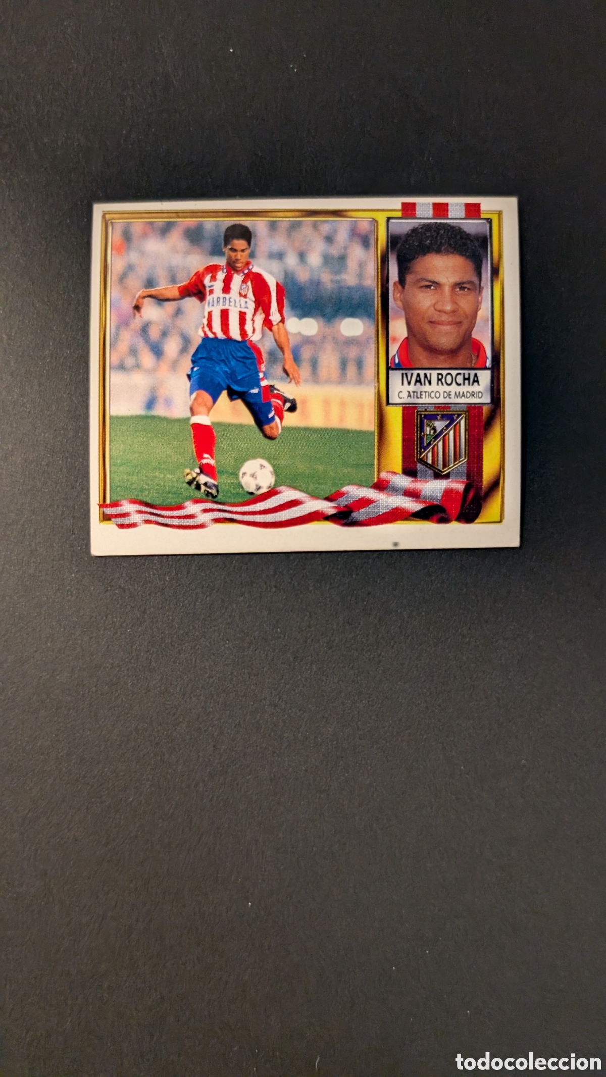 Cromos de F&uacute;tbol: IVAN ROCHA ATLETICO MADRID BAJA LIGA ESTE 1995/96 95 96 NUNCA PEGADO SIN PEGAR