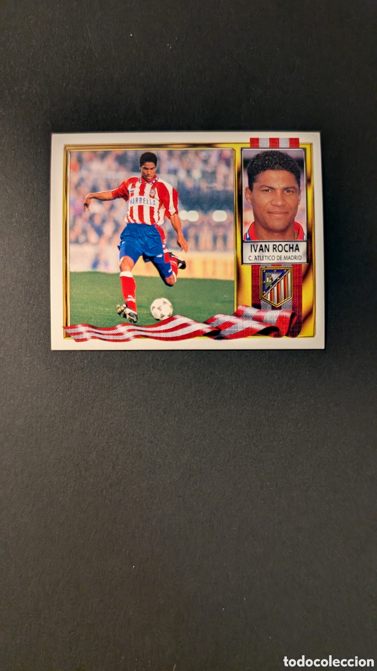 Cromos de F&uacute;tbol: IVAN ROCHA ATLETICO MADRID BAJA LIGA ESTE 1995/96 95 96 NUNCA PEGADO SIN PEGAR