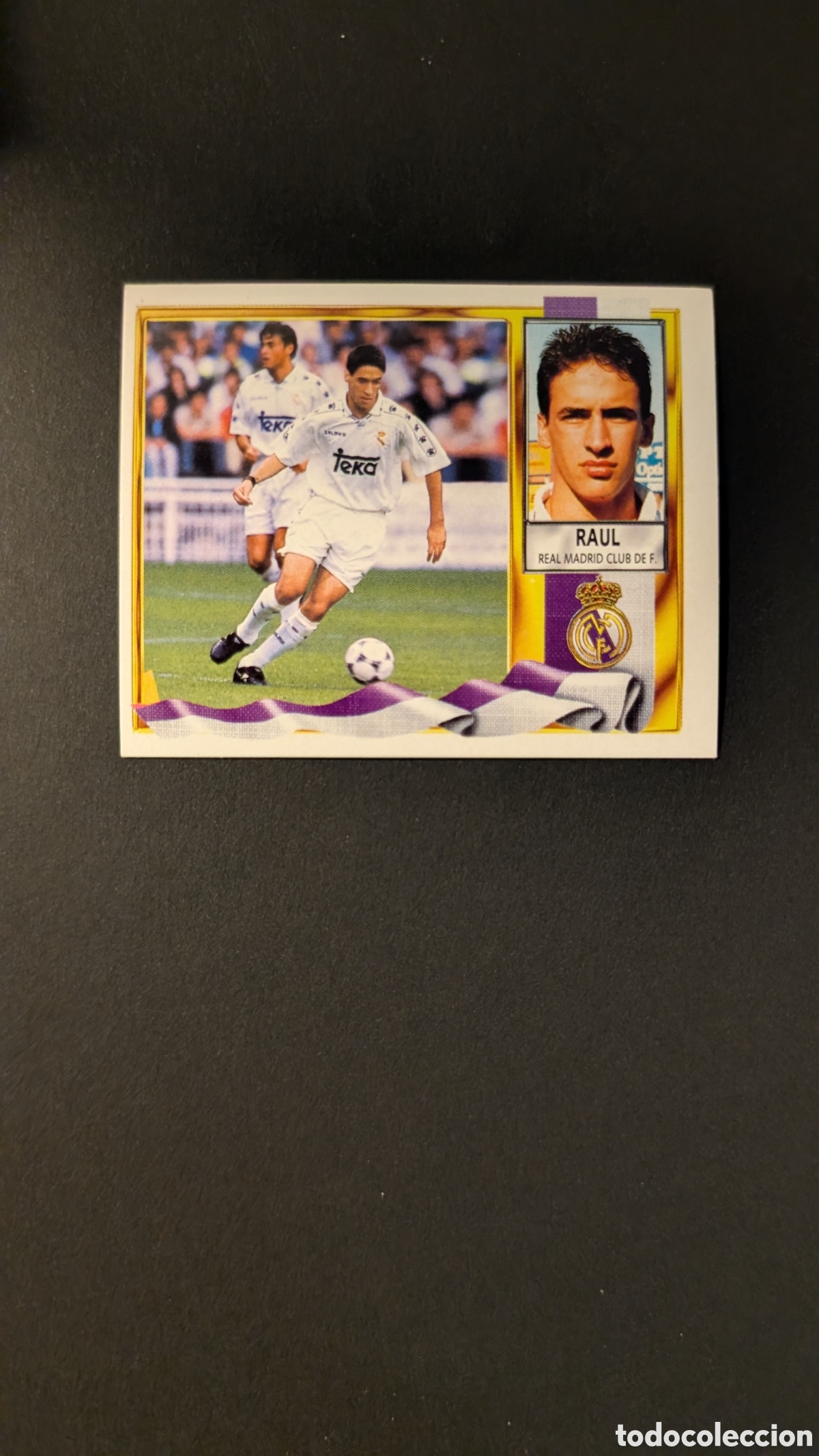 Cromos de Futebol: RAUL REAL MADRID ROOKIE LIGA ESTE 1995/96 95 96 NUNCA PEGADO SIN PEGAR