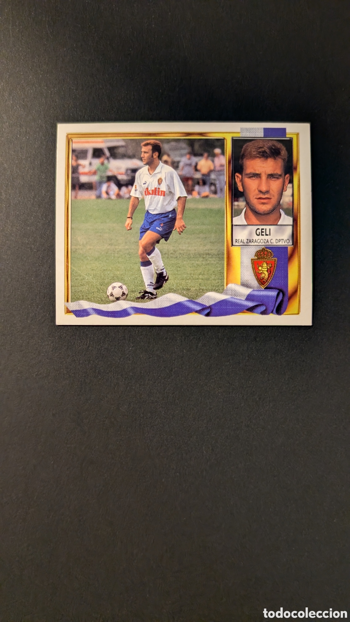 Cromos de F&uacute;tbol: GELI ZARAGOZA BAJA LIGA ESTE 1995/96 95 96 NUNCA PEGADO SIN PEGAR