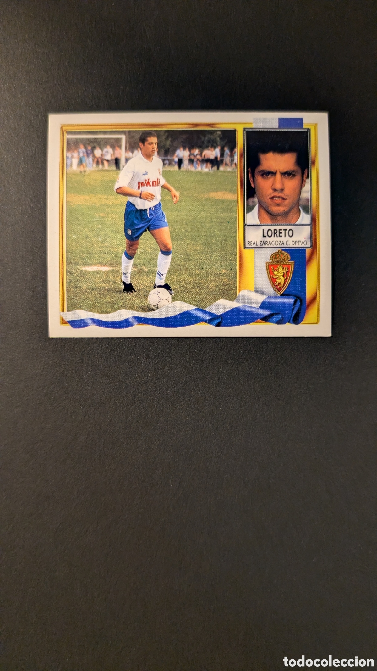Cromos de F&uacute;tbol: LORETO ZARAGOZA BAJA LIGA ESTE 1995/96 95 96 NUNCA PEGADO SIN PEGAR