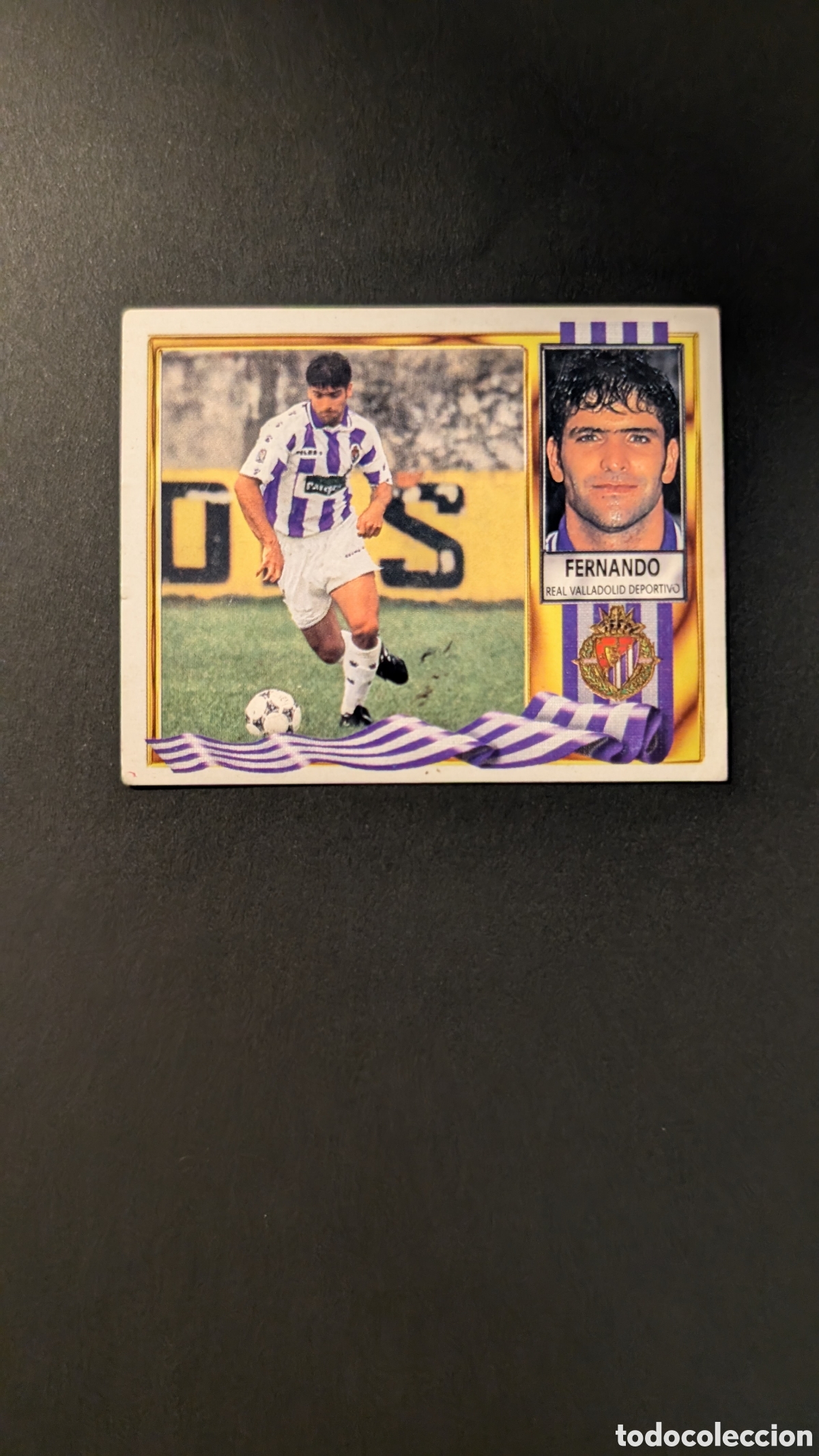Cromos de F&uacute;tbol: FERNANDO VALLADOLID VERSION PARQUESOL LIGA ESTE 1995/96 95 96 NUNCA PEGADO SIN PEGAR