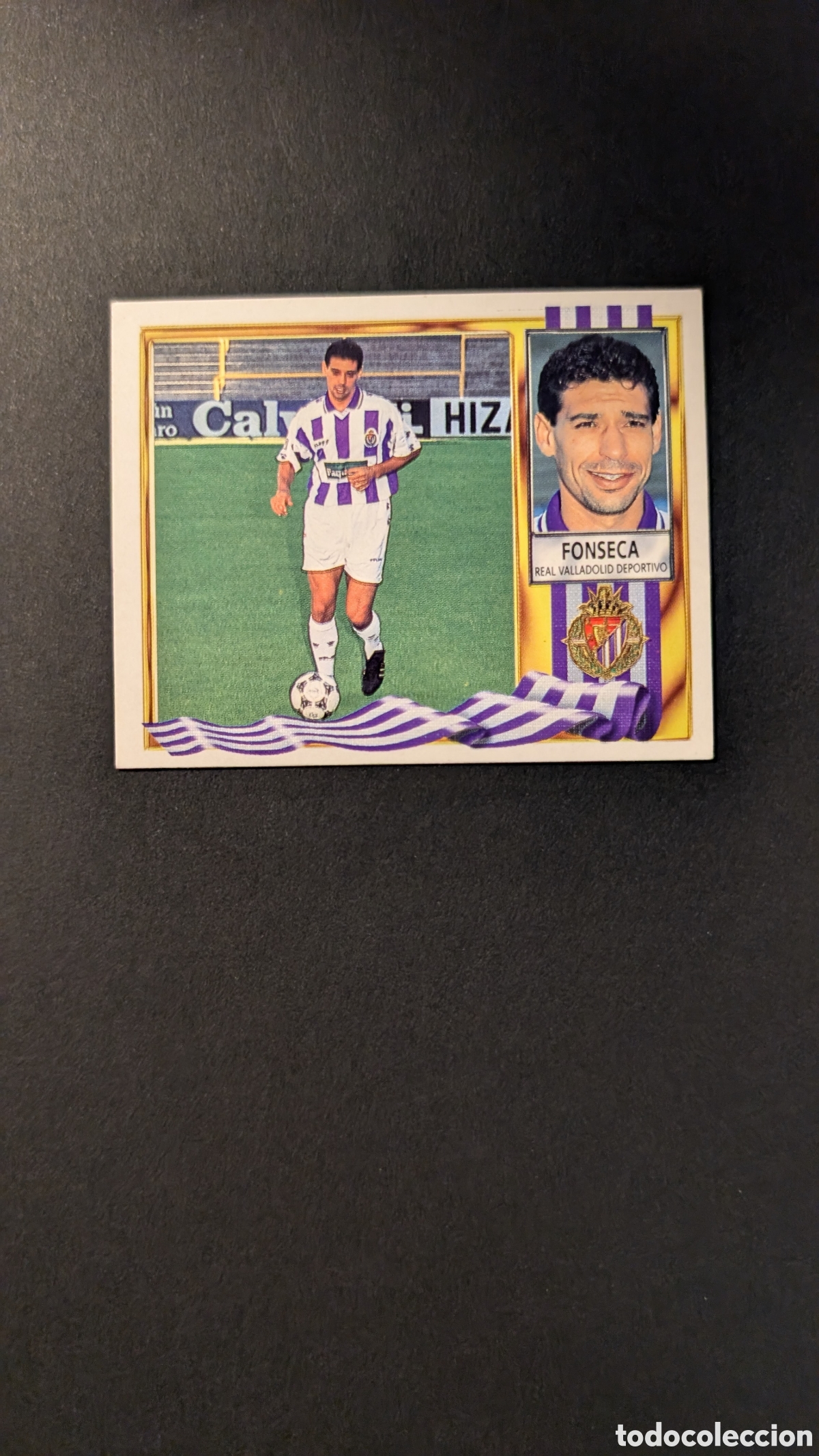 Fu&szlig;ball-Sticker: FONSECA VALLADOLID VERSION PARQUESOL LIGA ESTE 1995/96 95 96 NUNCA PEGADO SIN PEGAR