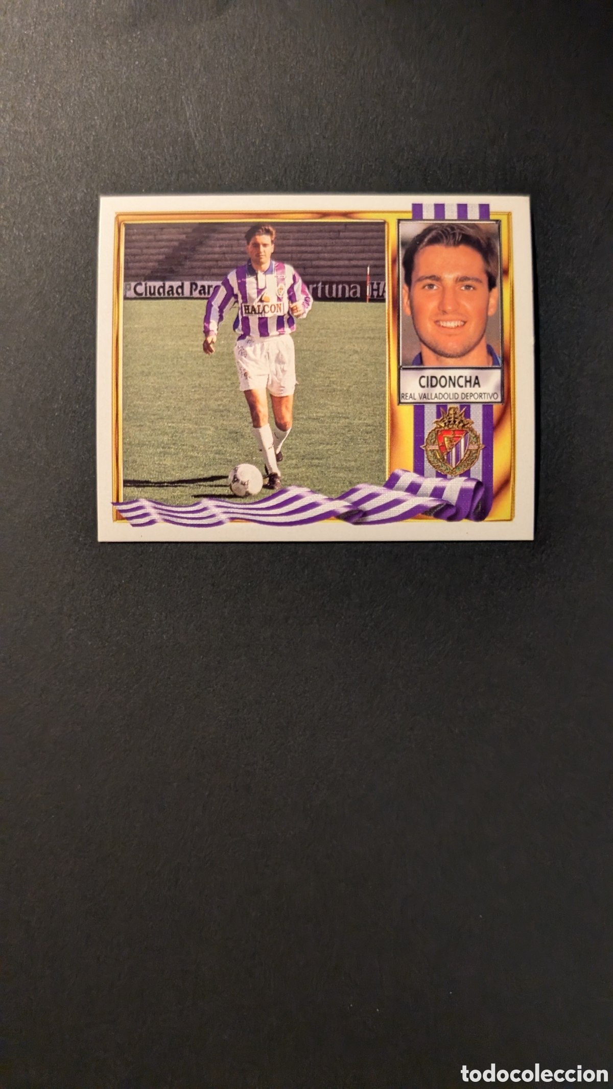 Fu&szlig;ball-Sticker: CIDONCHA VALLADOLID VERSION HALCON LIGA ESTE 1995/96 95 96 NUNCA PEGADO SIN PEGAR