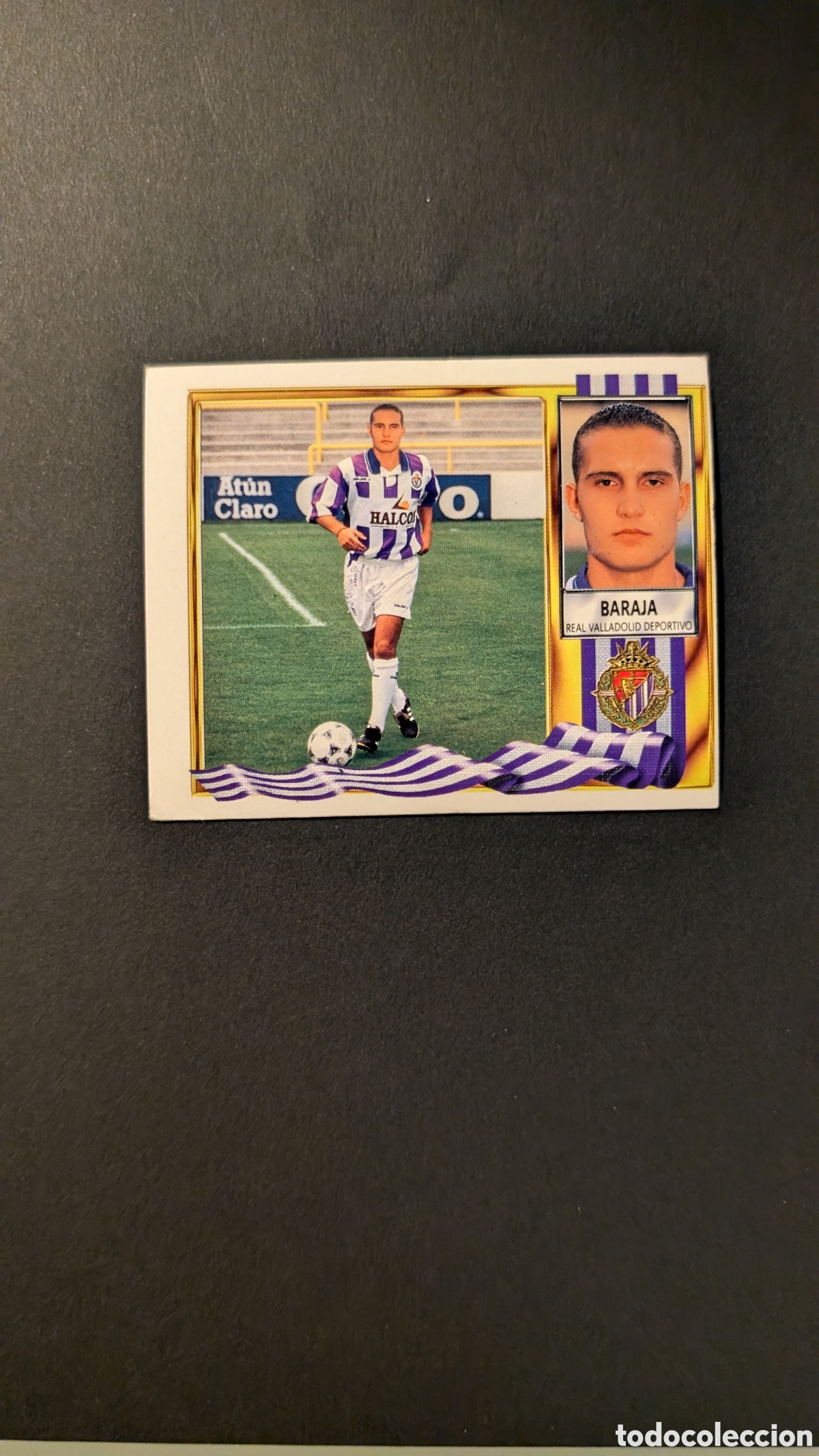 Fu&szlig;ball-Sticker: BARAJA VALLADOLID VERSION HALCON LIGA ESTE 1995/96 95 96 NUNCA PEGADO SIN PEGAR