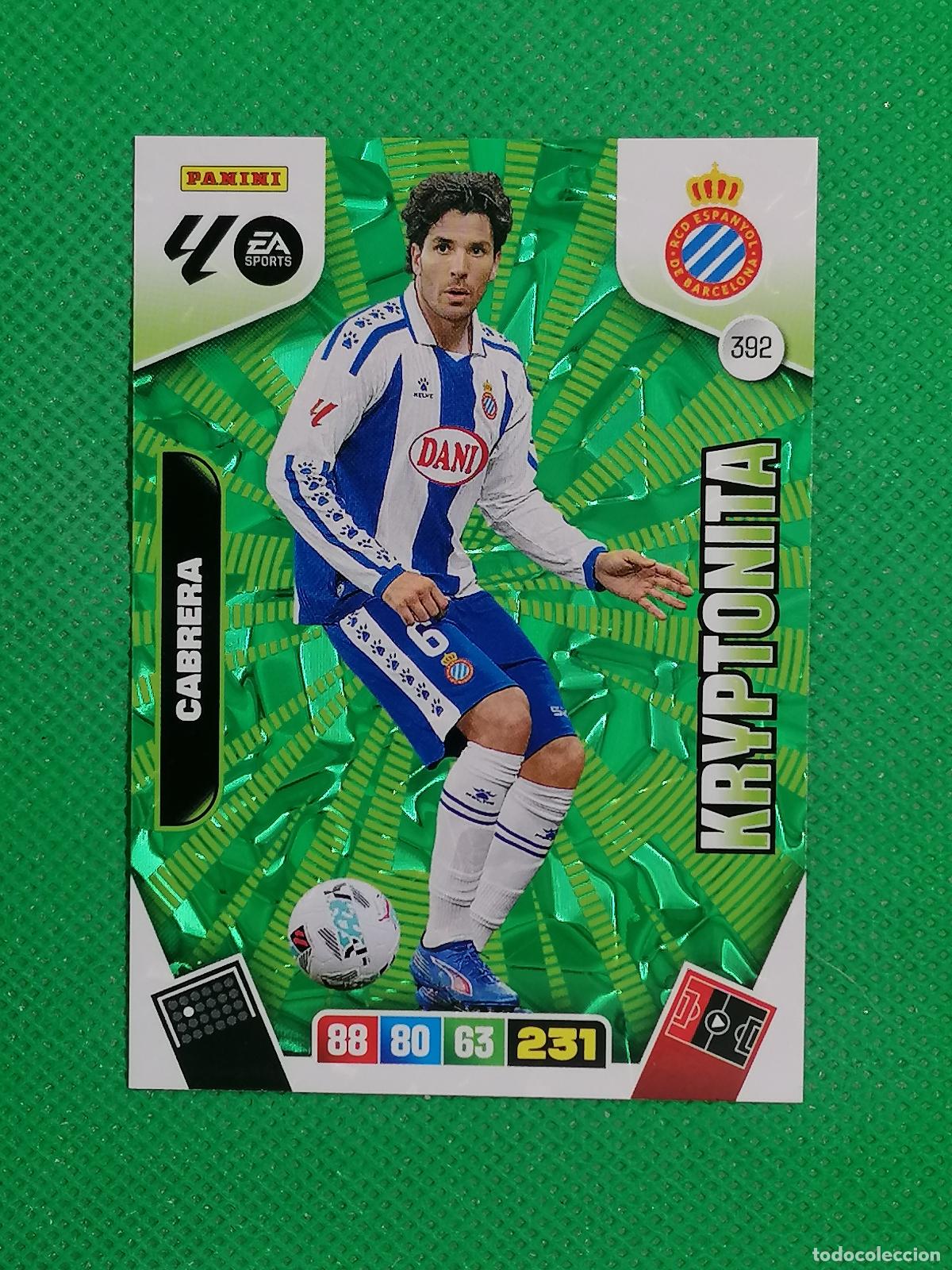 Cartes &agrave; collectionner de Football: 392 CABRERA ESPANYOL KRYPTONITA ⚽ LIGA ADRENALYN XL 2025 2026 25 26 ⚽