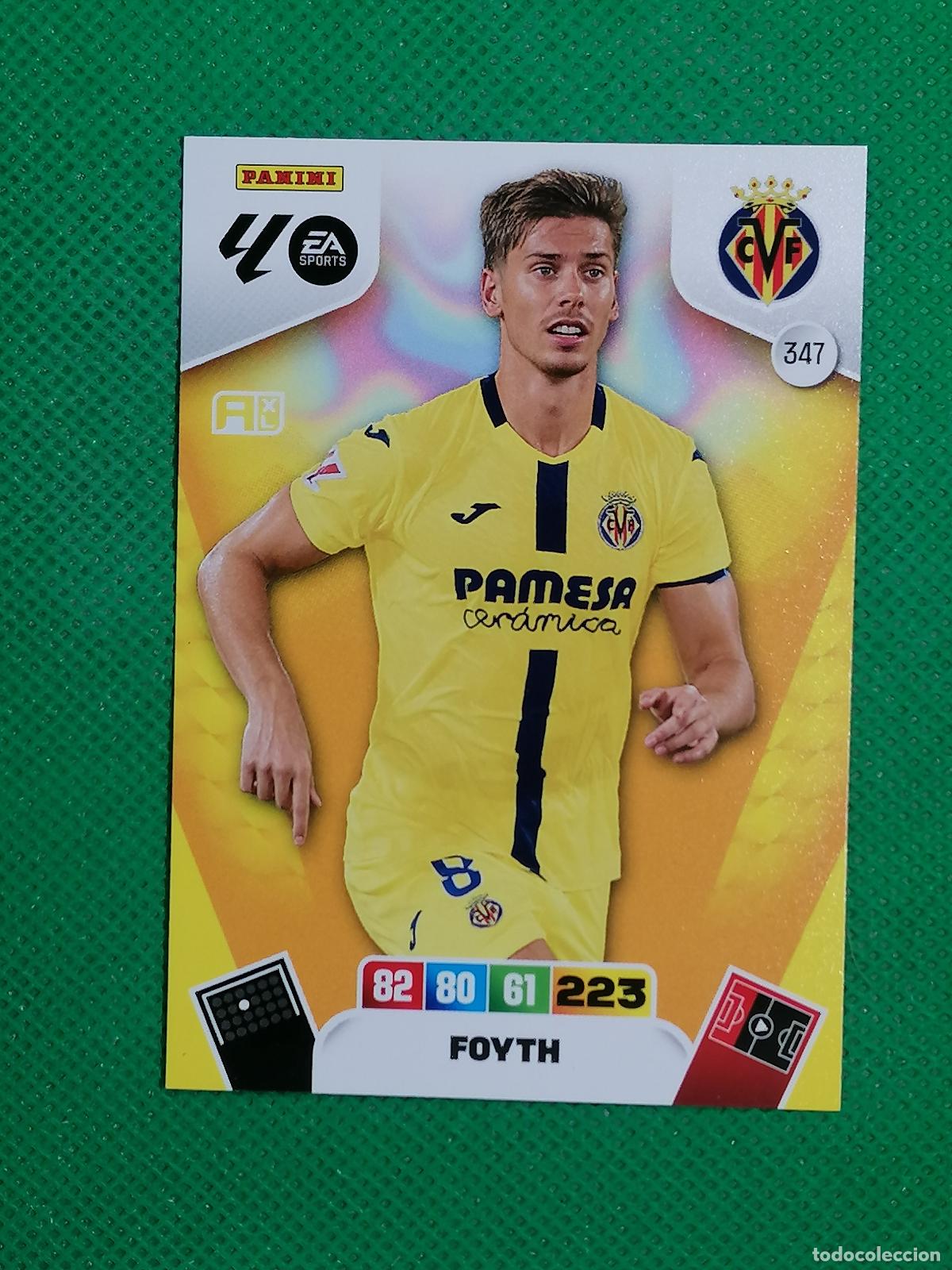 Cromos de F&uacute;tbol: 347 FOYTH VILLARREAL ⚽ LIGA ADRENALYN XL 2025 2026 25 26 ⚽
