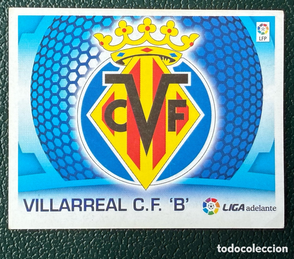 Fu&szlig;ball-Sticker: ESCUDO VILLARREAL CF B CROMOS ALBUM EDICIONES ESTE 2009 2010 09 10
