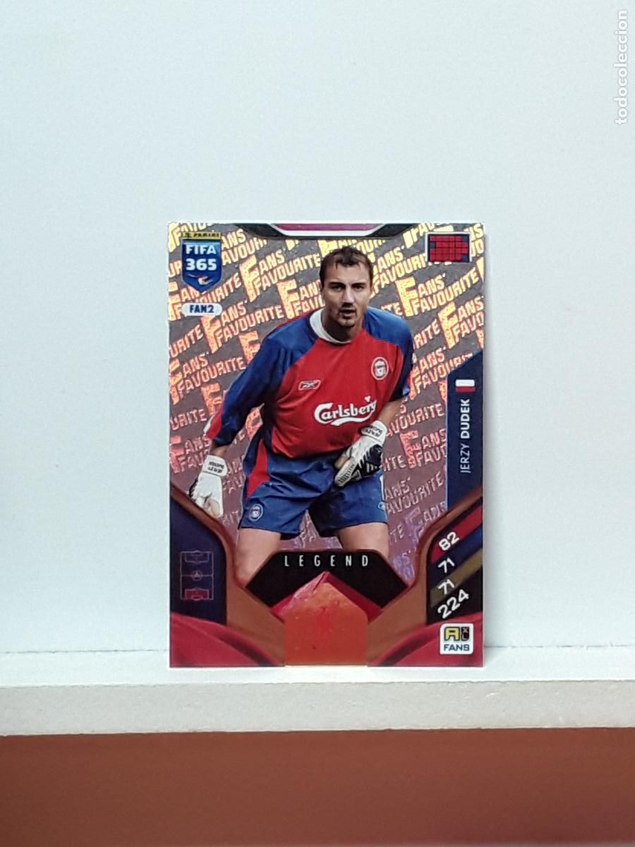Cromos de F&uacute;tbol: FIFA 365 ADRENALYN 2025 2026 25 26 ALBUM PANINI LIGA N FAN2 FAN 2 LIVERPOOL JERZY DUDEK