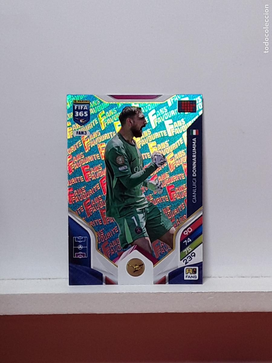 Cromos de F&uacute;tbol: FIFA 365 ADRENALYN 2025 2026 25 26 ALBUM PANINI LIGA N FAN3 FAN 3 PARI SAINT-GERMAIN AZUL DONNARUMMA