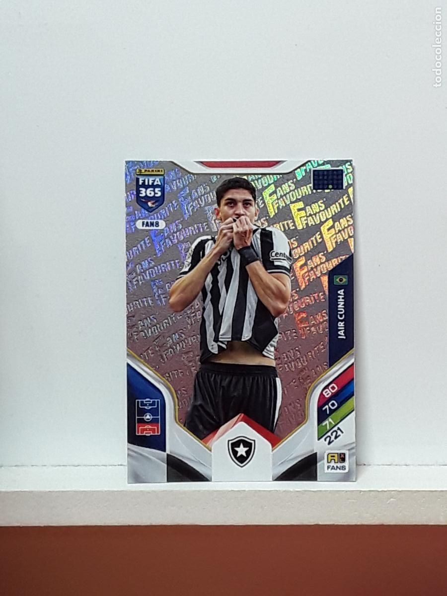 Cromos de F&uacute;tbol: FIFA 365 ADRENALYN 2025 2026 25 26 ALBUM PANINI LIGA N FAN8 FAN 8 BOTAFOGO JAIR CUNHA