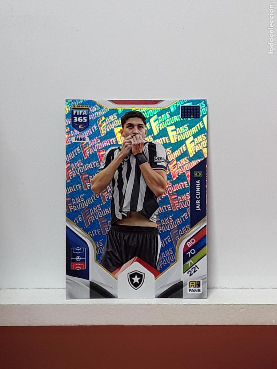 Cromos de F&uacute;tbol: FIFA 365 ADRENALYN 2025 2026 25 26 ALBUM PANINI LIGA N FAN8 FAN 8 BOTAFOGO AZUL JAIR CUNHA