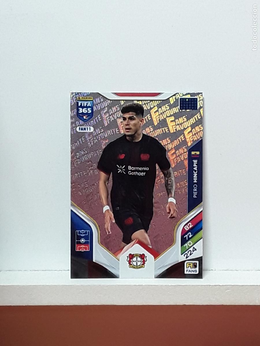 Cromos de F&uacute;tbol: FIFA 365 ADRENALYN 2025 2026 25 26 ALBUM PANINI LIGA N FAN11 FAN 11 BAYER LEVERKUSEN HINCAPIE