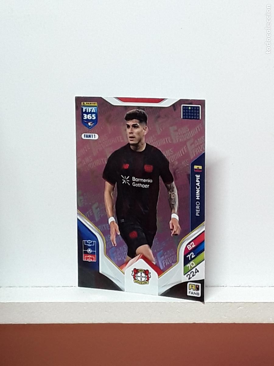 Football Stickers: FIFA 365 ADRENALYN 2025 2026 25 26 ALBUM PANINI LIGA N FAN11 FAN 11 BAYER LEVERKUSEN ROSA HINCAPIE
