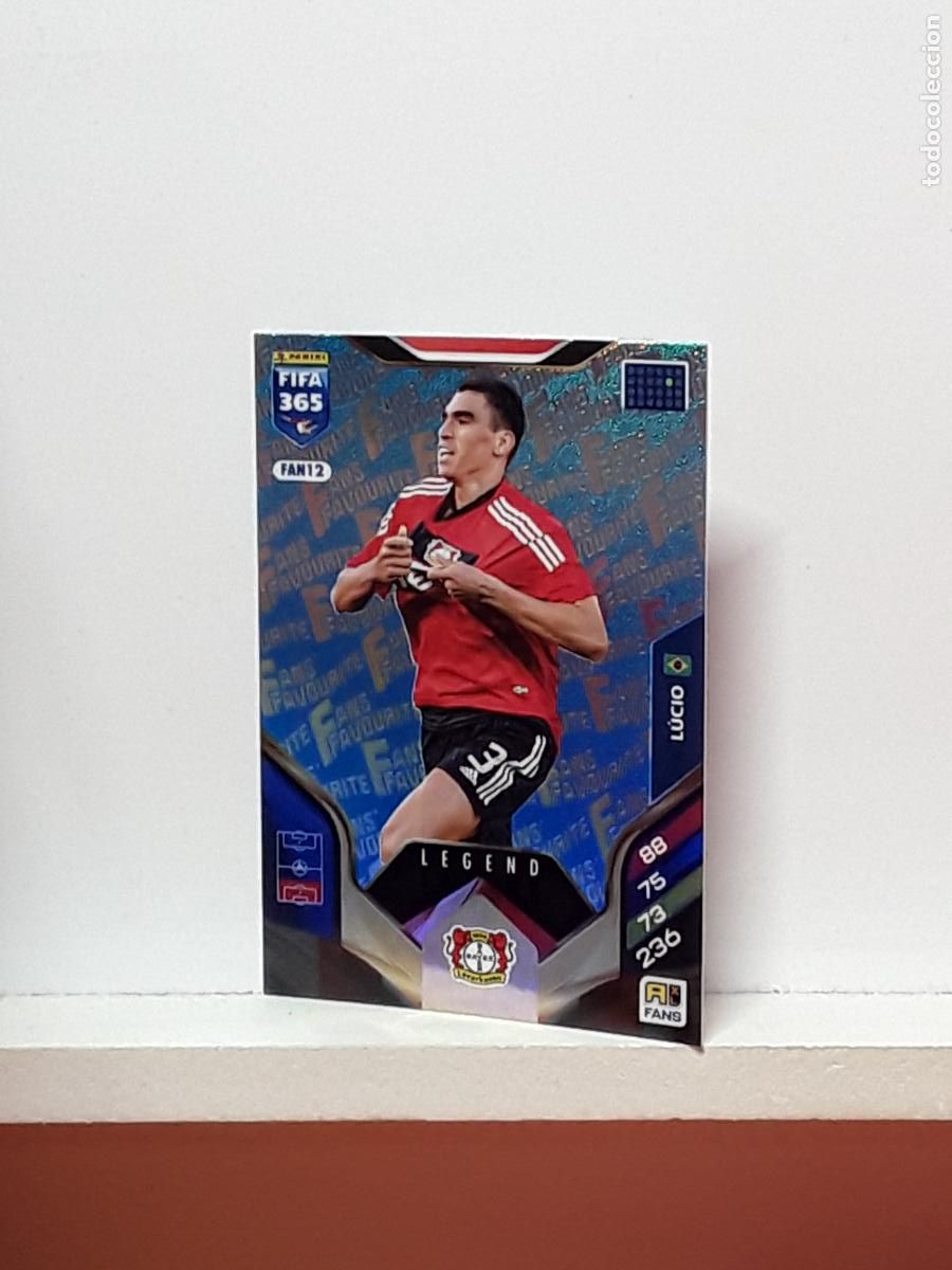 Cromos de F&uacute;tbol: FIFA 365 ADRENALYN 2025 2026 25 26 ALBUM PANINI LIGA N FAN12 FAN 12 BAYER LEVERKUSEN AZUL LUCIO