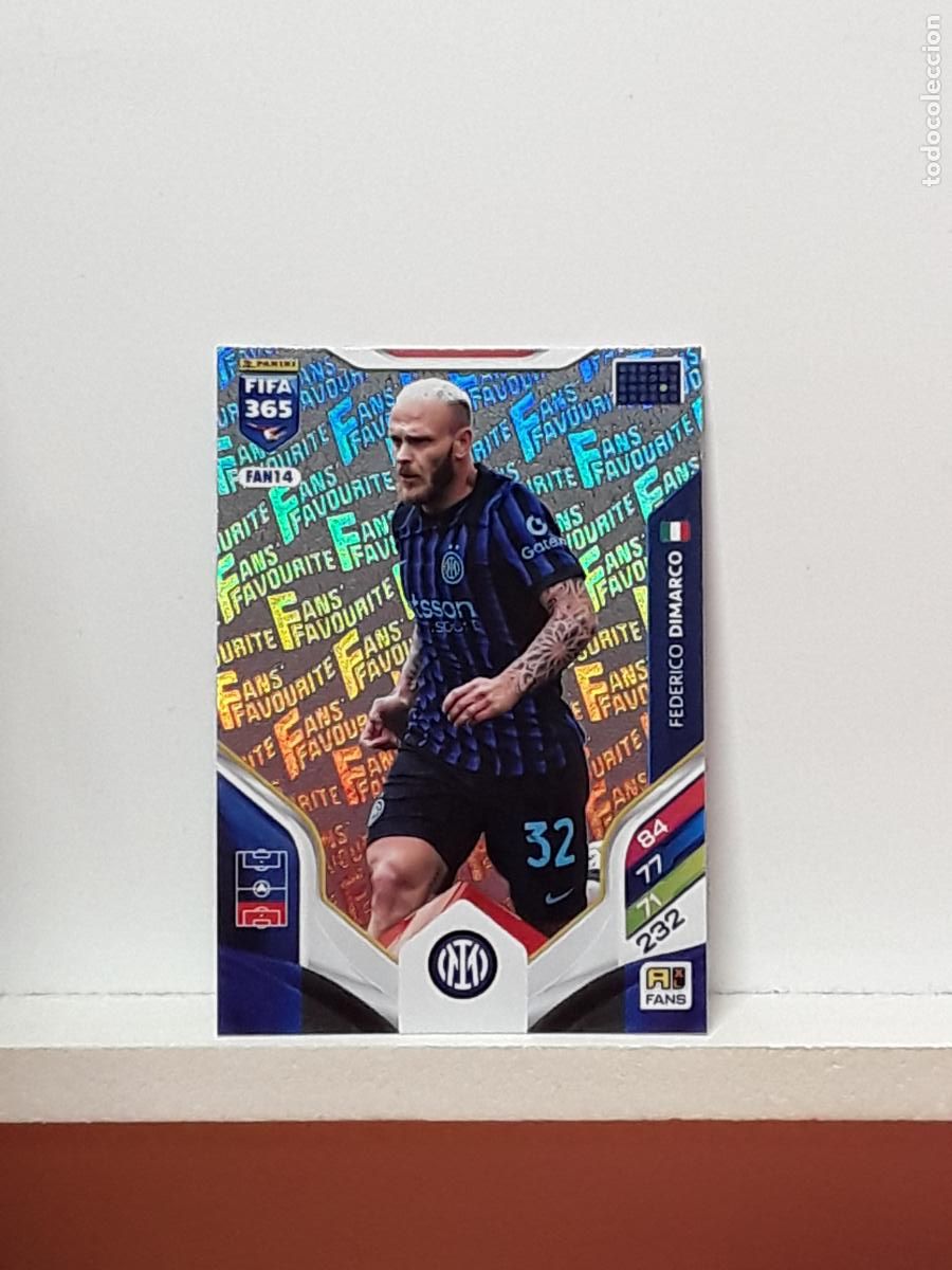Fu&szlig;ball-Sticker: FIFA 365 ADRENALYN 2025 2026 25 26 ALBUM PANINI LIGA N FAN14 FAN 14 INTER MILAN FEDERICO DIMARCO