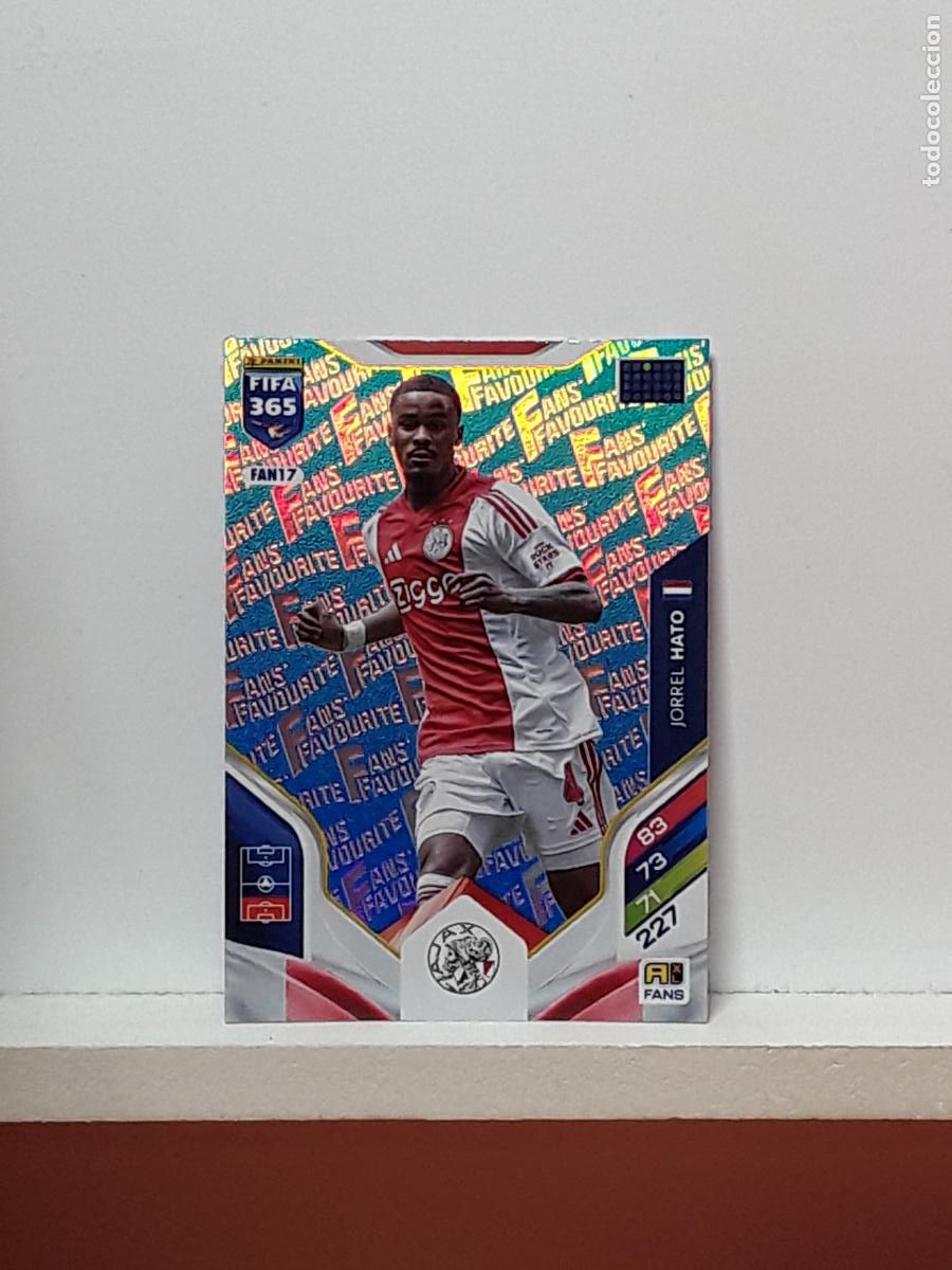 Football Stickers: FIFA 365 ADRENALYN 2025 2026 25 26 ALBUM PANINI LIGA N FAN17 FAN 17 AJAX AZUL JORREL HATO