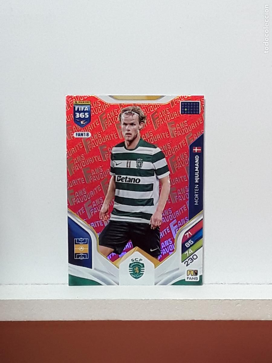 Football Stickers: FIFA 365 ADRENALYN 2025 2026 25 26 ALBUM PANINI LIGA N FAN18 FAN 18 SPORTING PORTUGAL ROJO HJULMAND