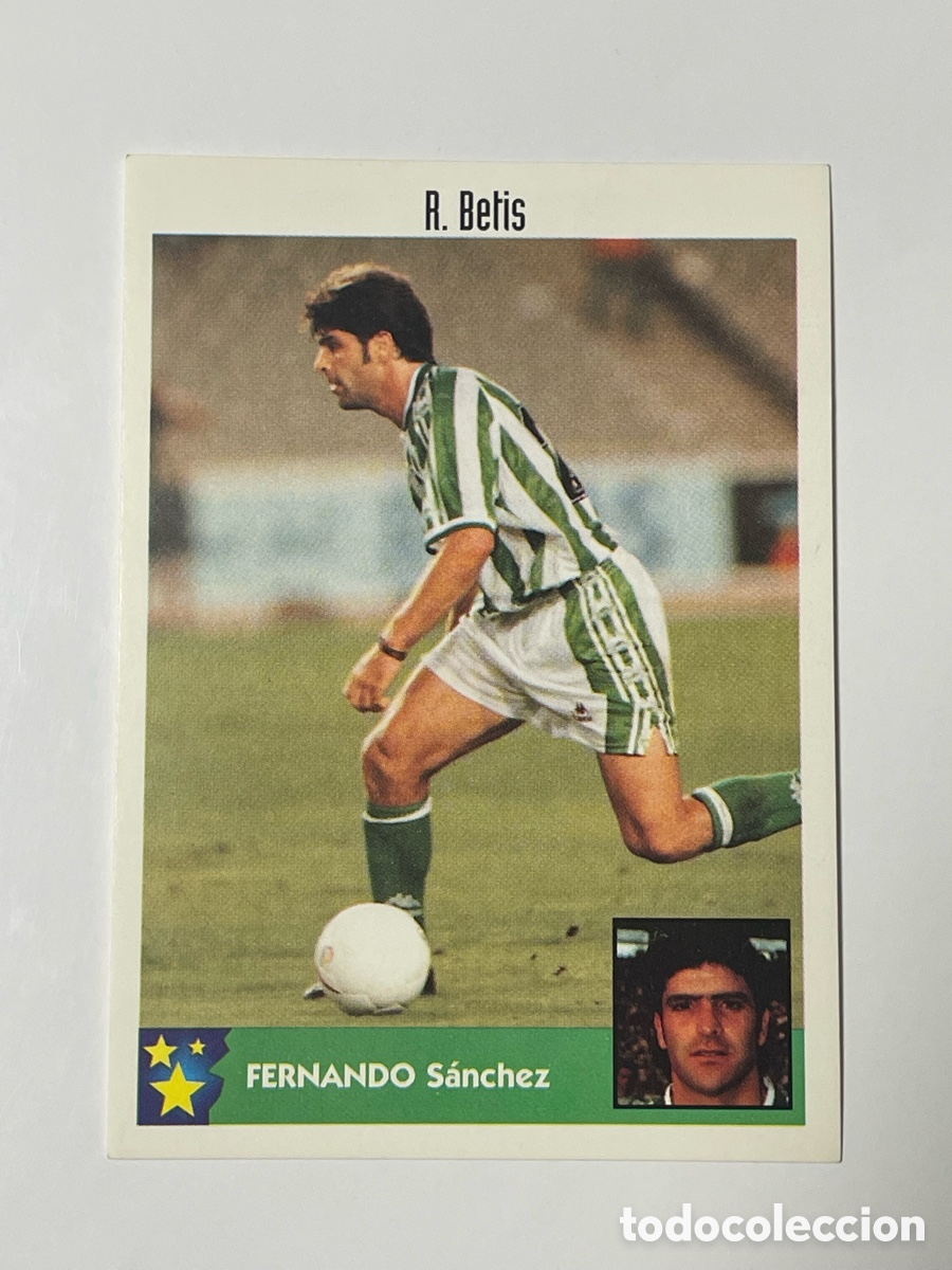 Football Stickers: Fernando Betis Panini Los mejores equipos de Europa 1997/98 #68