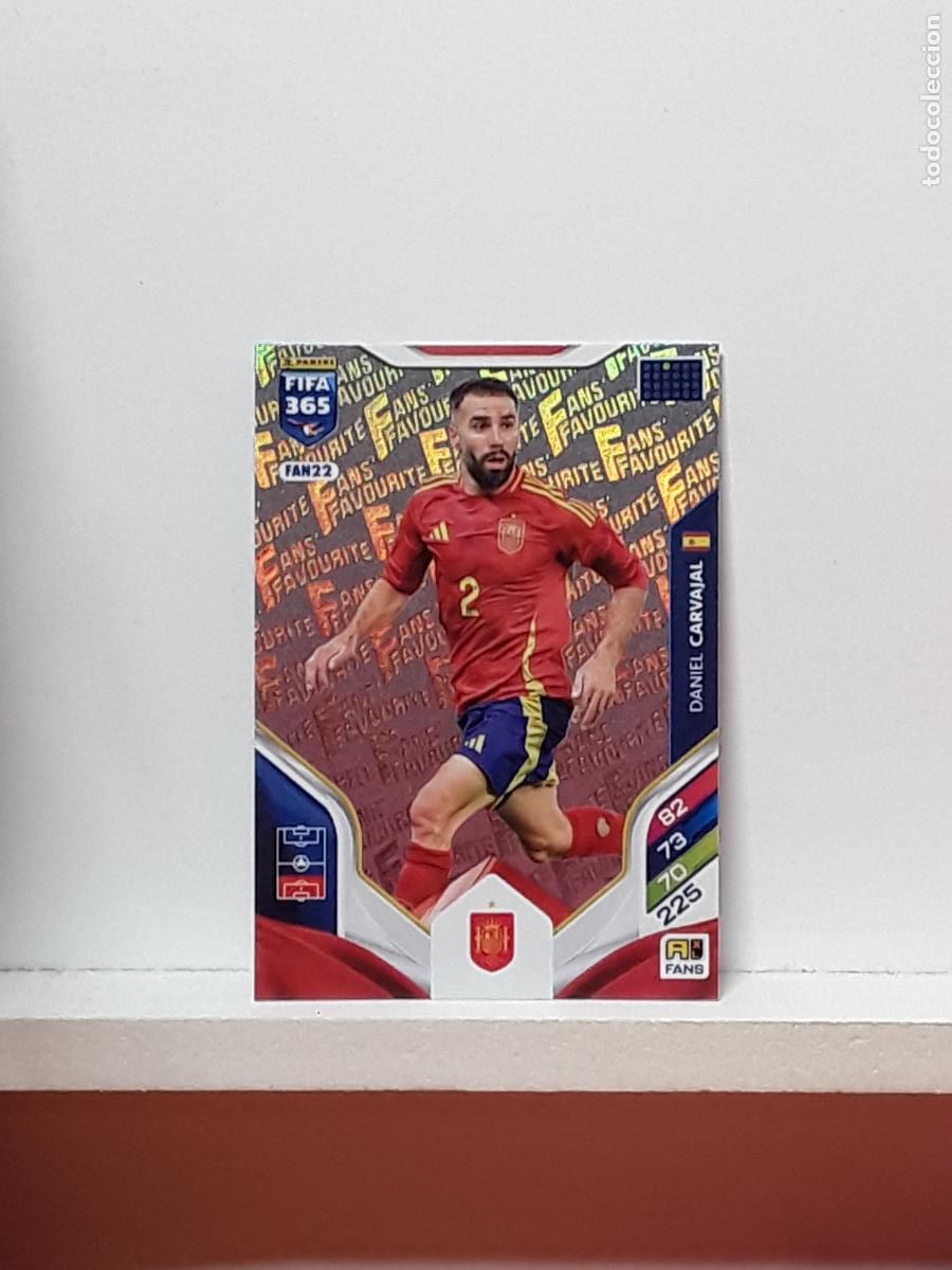 Football Stickers: FIFA 365 ADRENALYN 2025 2026 25 26 ALBUM PANINI LIGA N FAN22 FAN 22 REAL MADRID DANIEL CARVAJAL