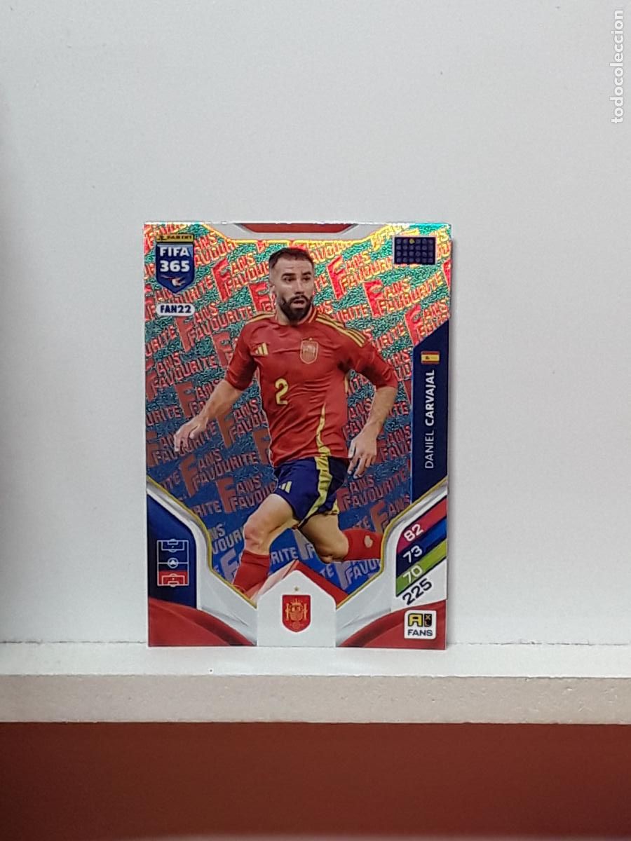 Football Stickers: FIFA 365 ADRENALYN 2025 2026 25 26 ALBUM PANINI LIGA N FAN22 FAN 22 REAL MADRID AZUL DANIEL CARVAJAL