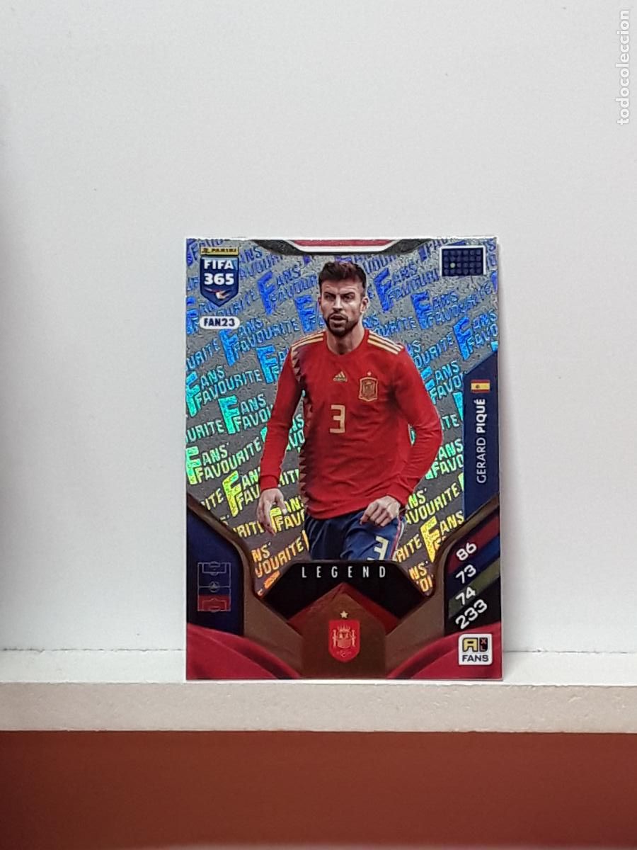 Cromos de F&uacute;tbol: FIFA 365 ADRENALYN 2025 2026 25 26 ALBUM PANINI LIGA N FAN23 FAN 23 BARCELONA GERARD PIQUE