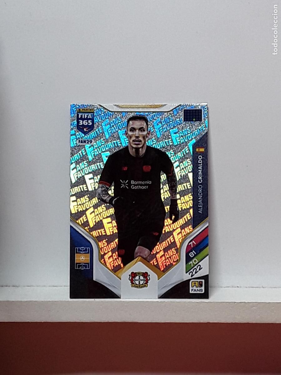 Cromos de F&uacute;tbol: FIFA 365 ADRENALYN 2025 2026 25 26 ALBUM PANINI LIGA N FAN29 FAN 29 BAYER LEVERKUSEN GRIMALDO