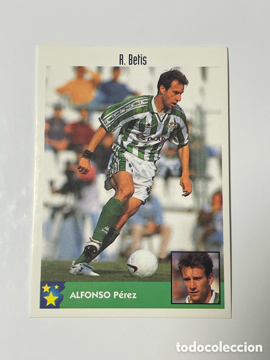 Cromos de F&uacute;tbol: Alfonso Betis Panini Los mejores equipos de Europa 1997/98 #71