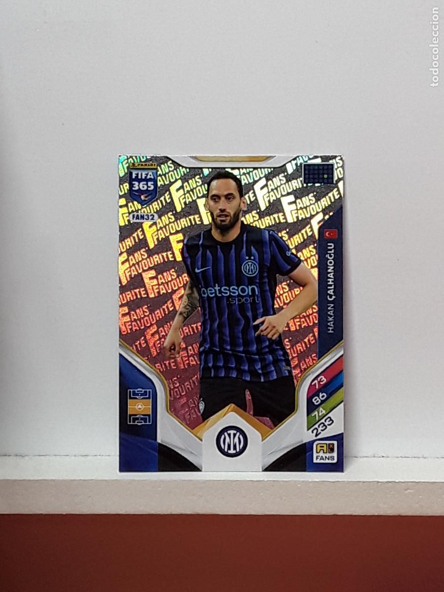 Cromos de Futebol: FIFA 365 ADRENALYN 2025 2026 25 26 ALBUM PANINI LIGA N FAN32 FAN 32 INTER MILAN &Ccedil;ALHANOGLU