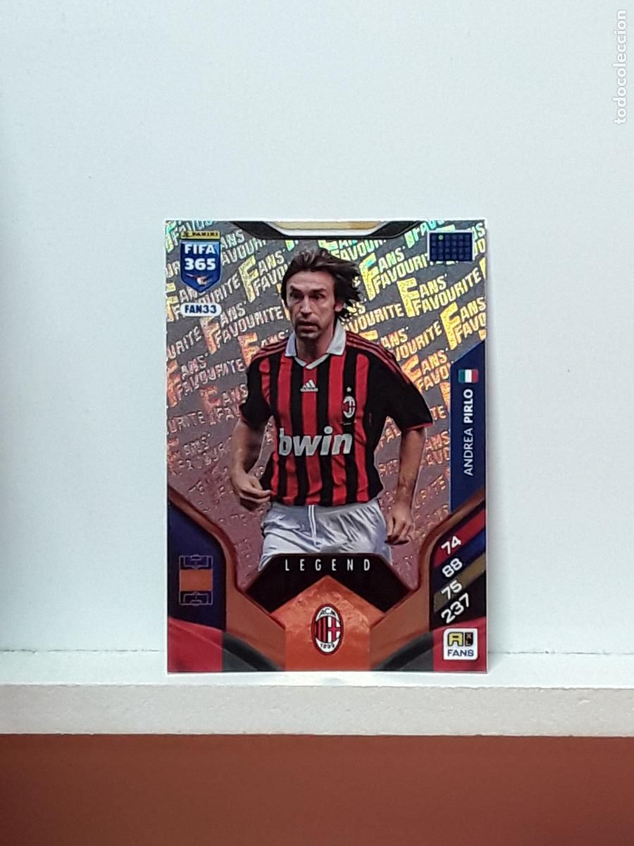 Cromos de F&uacute;tbol: FIFA 365 ADRENALYN 2025 2026 25 26 ALBUM PANINI LIGA N FAN33 FAN 33 MILAN ANDREA PIRLO