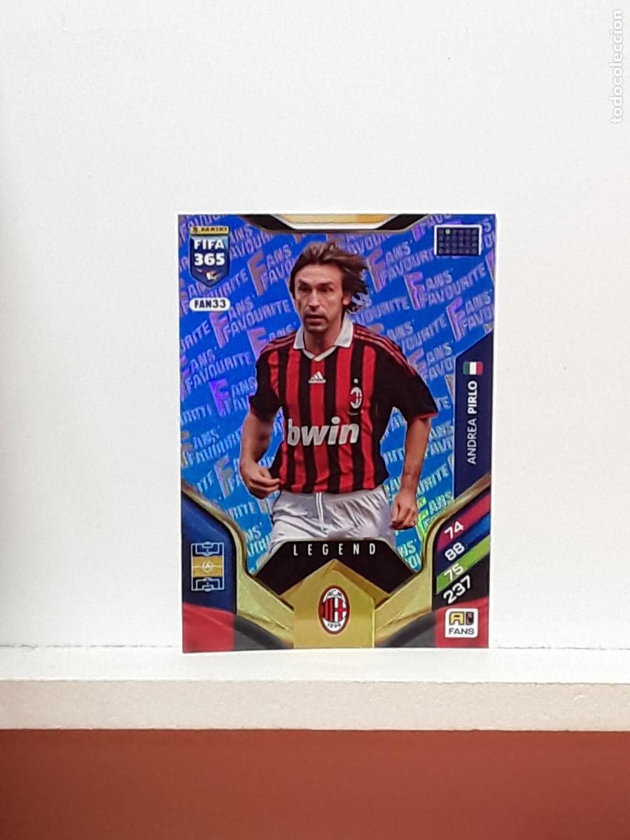 Cromos de F&uacute;tbol: FIFA 365 ADRENALYN 2025 2026 25 26 ALBUM PANINI LIGA N FAN33 FAN 33 MILAN AZUL ANDREA PIRLO