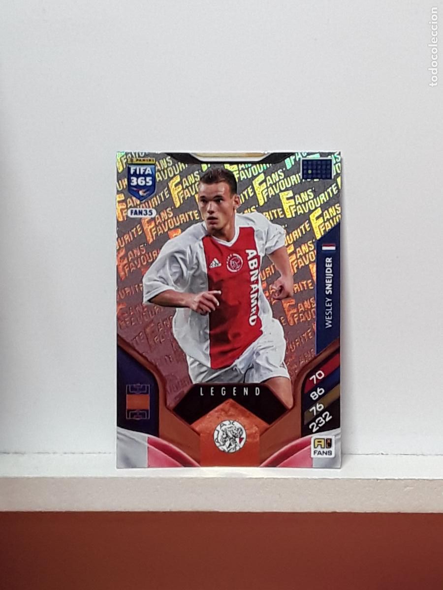 Cromos de F&uacute;tbol: FIFA 365 ADRENALYN 2025 2026 25 26 ALBUM PANINI LIGA N FAN35 FAN 35 AJAX WESLEY SNEIJDER