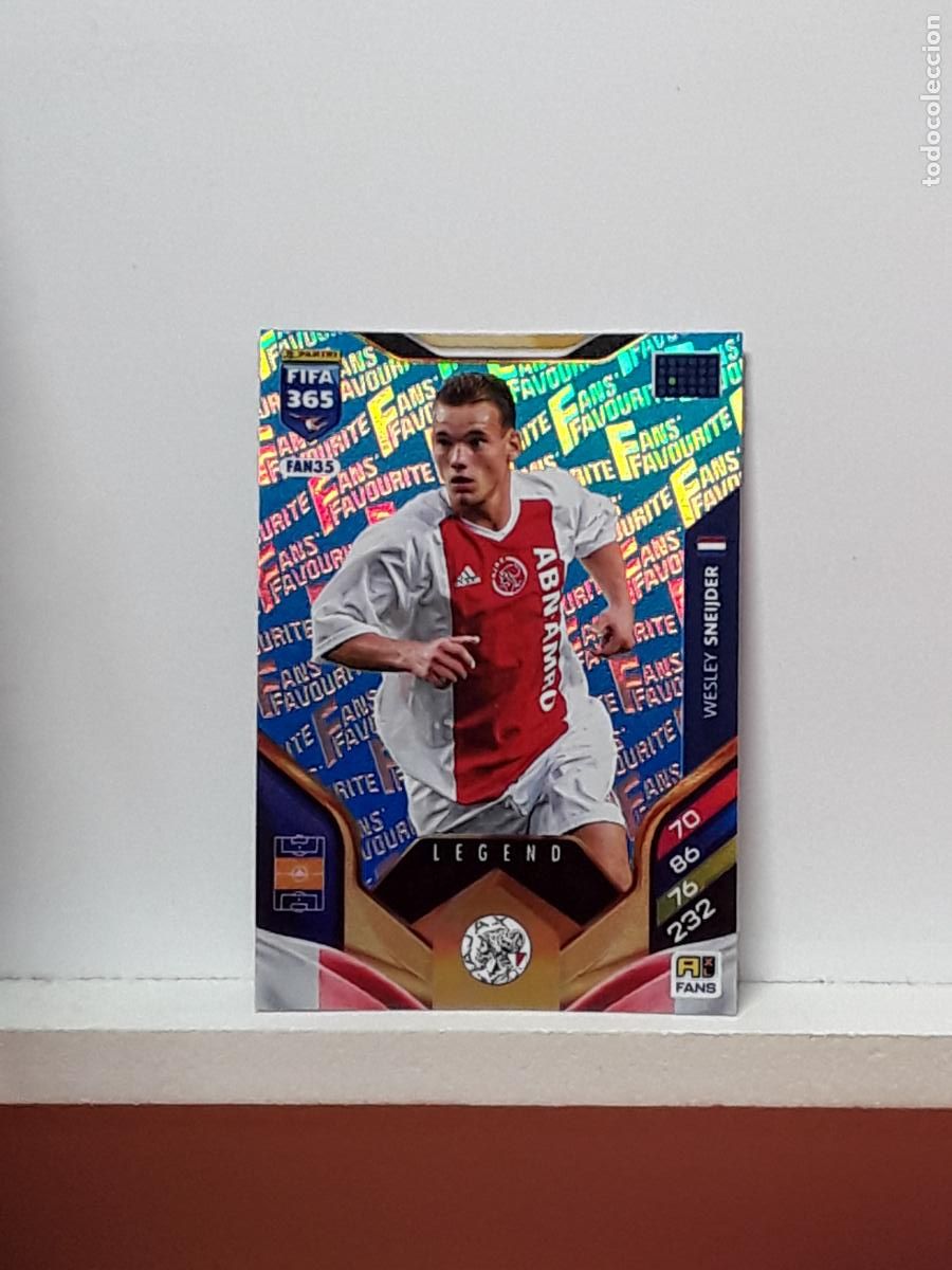 Cromos de F&uacute;tbol: FIFA 365 ADRENALYN 2025 2026 25 26 ALBUM PANINI LIGA N FAN35 FAN 35 AJAX AZUL WESLEY SNEIJDER