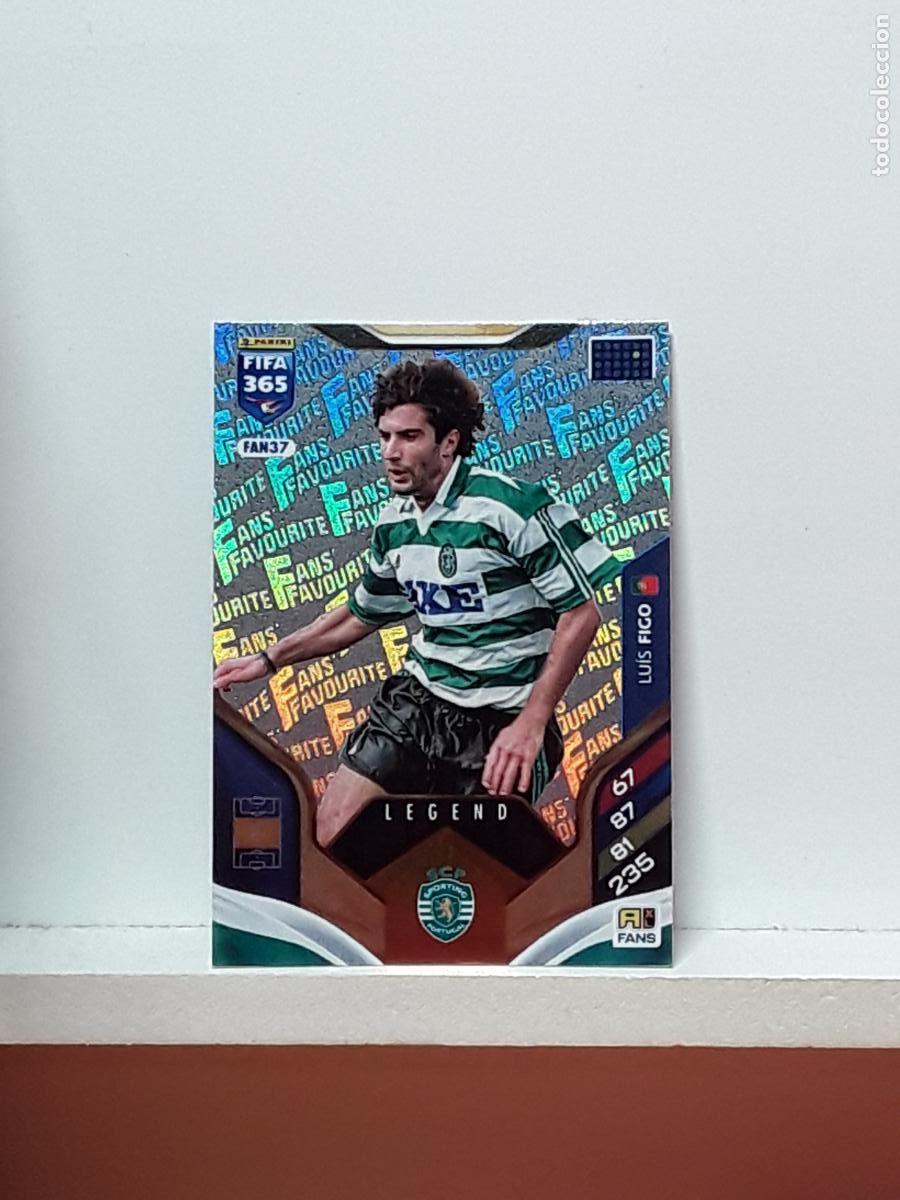 Cromos de F&uacute;tbol: FIFA 365 ADRENALYN 2025 2026 25 26 ALBUM PANINI LIGA N FAN37 FAN 37 SPORTING PORTUGAL LUIS FIGO