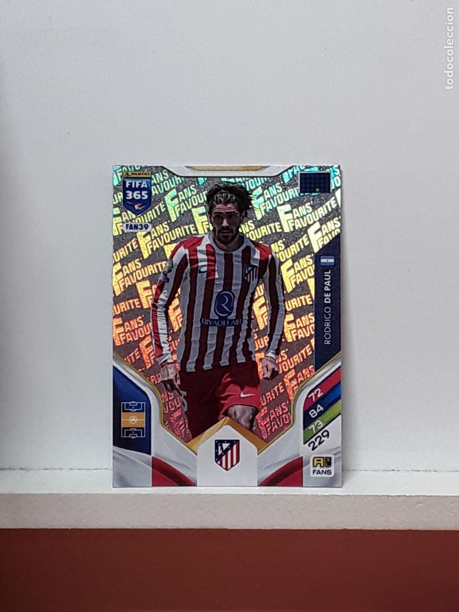 Cromos de F&uacute;tbol: FIFA 365 ADRENALYN 2025 2026 25 26 ALBUM PANINI LIGA N FAN39 FAN 39 ATLETICO MADRID DE PAUL