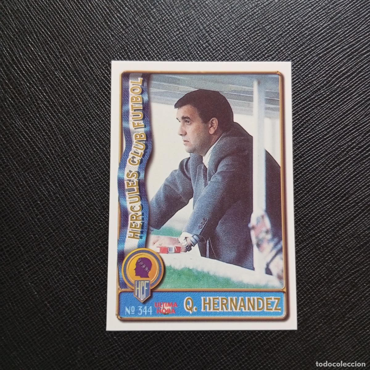 Cromos de Futebol: 344 Q HERNANDEZ HERCULES MUNDICROMO 1996 1997 CROMO FUTBOL 96 97 - A206 PG52 ULTIMA HORA