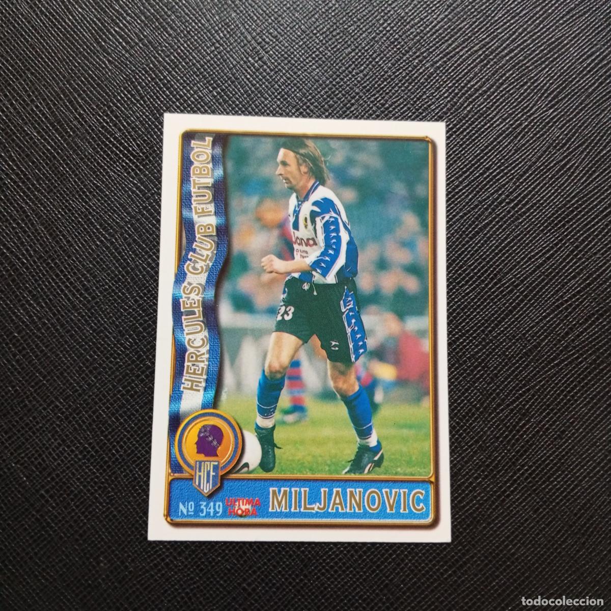 Cromos de F&uacute;tbol: 349 MILJANOVIC HERCULES MUNDICROMO 1996 1997 CROMO FUTBOL 96 97 - A206 PG53 ULTIMA HORA