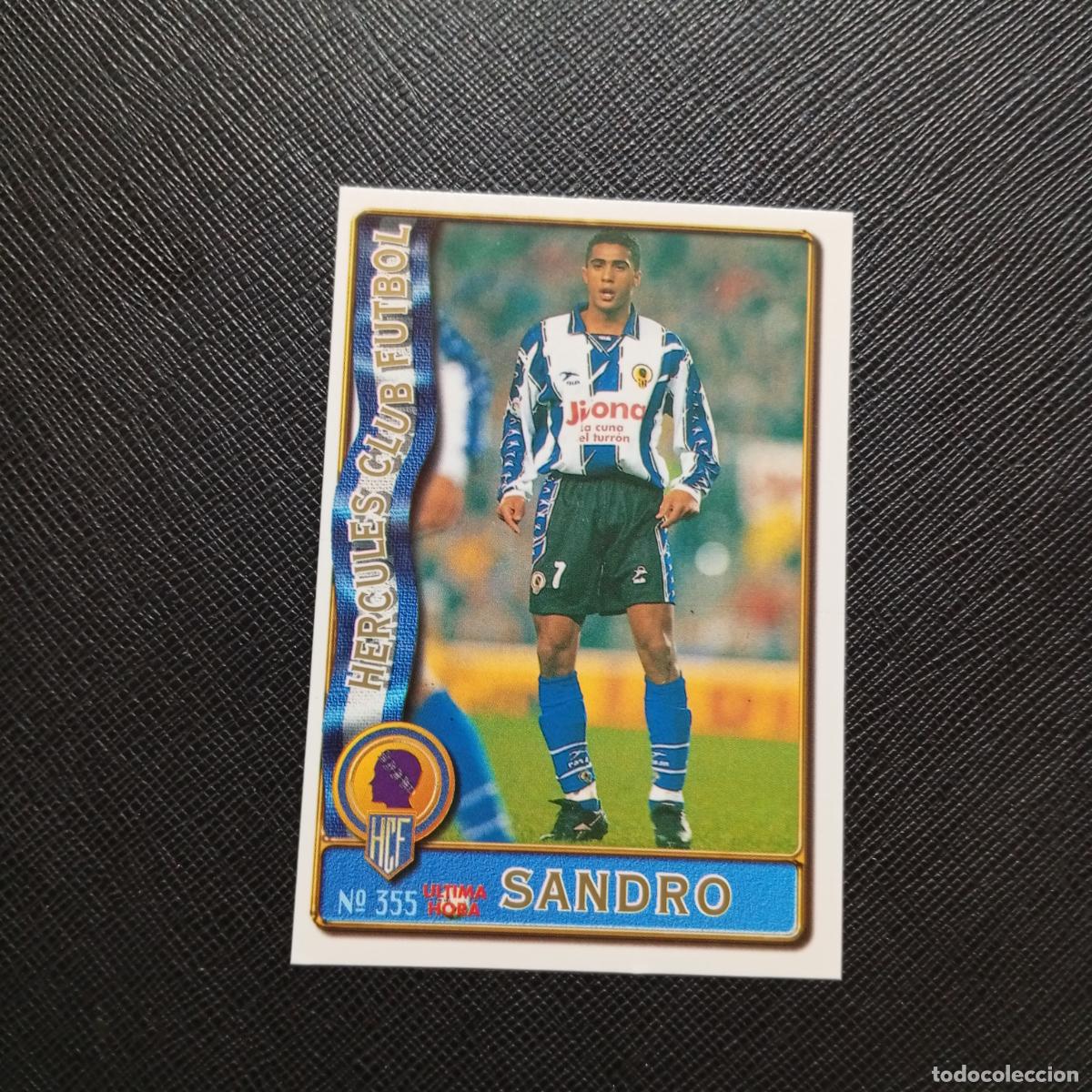 Cromos de F&uacute;tbol: 355 SANDRO HERCULES MUNDICROMO 1996 1997 CROMO FUTBOL 96 97 - A206 PG54 ULTIMA HORA