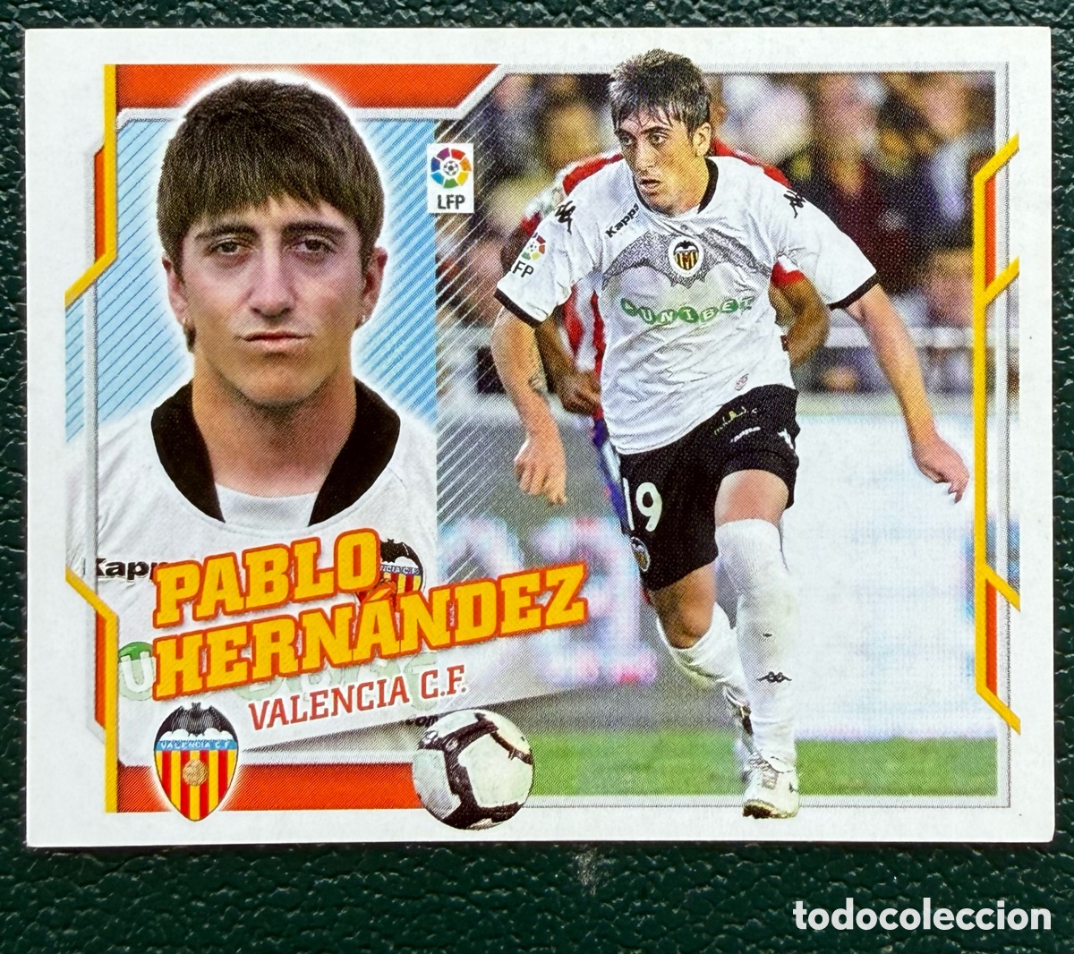Fu&szlig;ball-Sticker: 12 PABLO HERNANDEZ VALENCIA CF CROMOS ALBUM EDICIONES ESTE 2010 2011 10 11