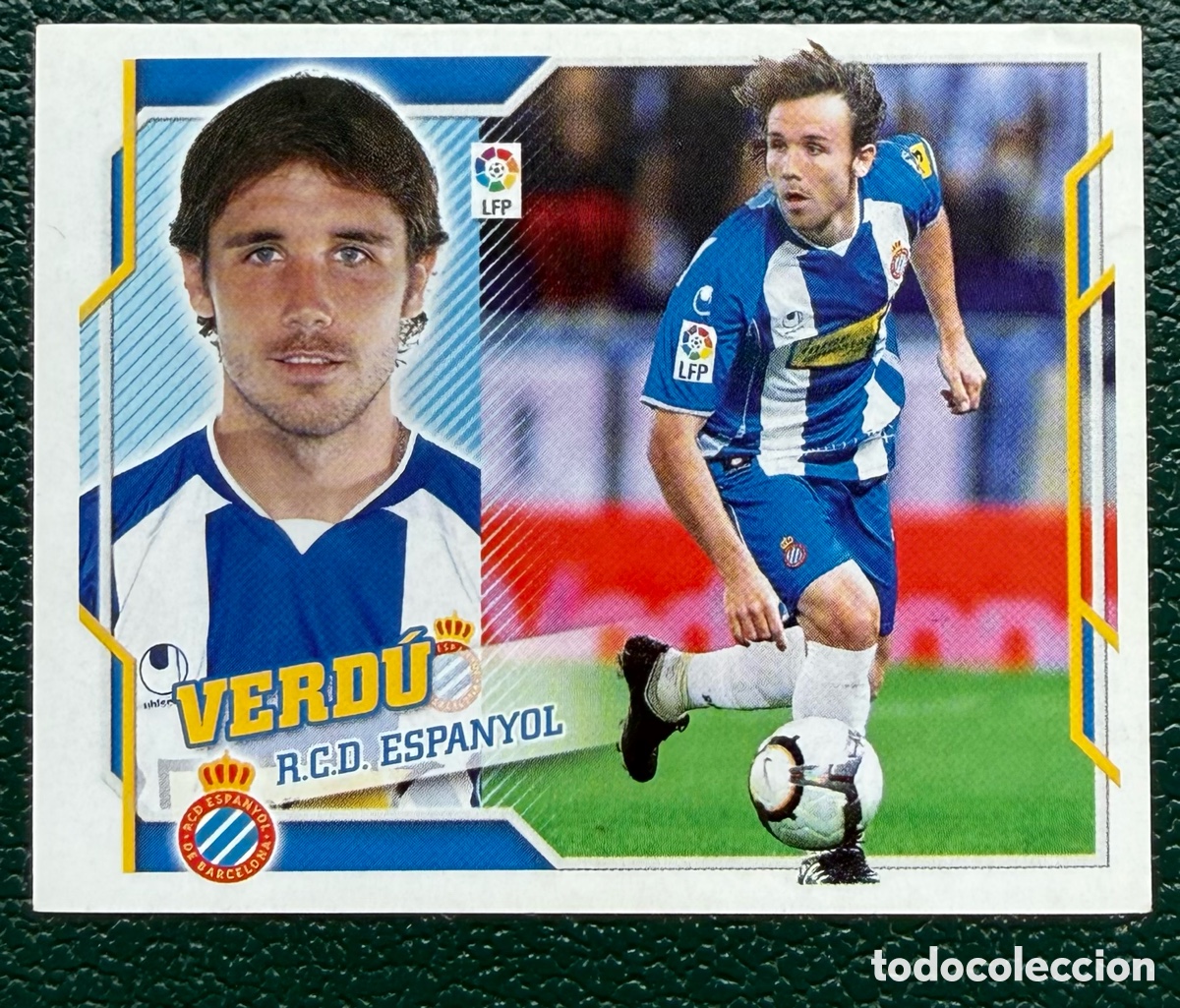Fu&szlig;ball-Sticker: 10 VERDU RCD ESPANYOL CROMOS ALBUM EDICIONES ESTE 2010 2011 10 11