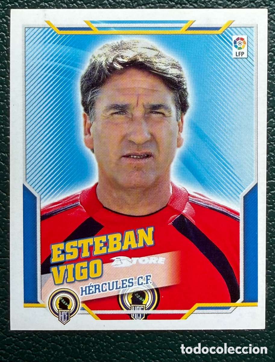 Fu&szlig;ball-Sticker: ESTEBAN VIGO HERCULES CF CROMOS ALBUM EDICIONES ESTE 2010 2011 10 11