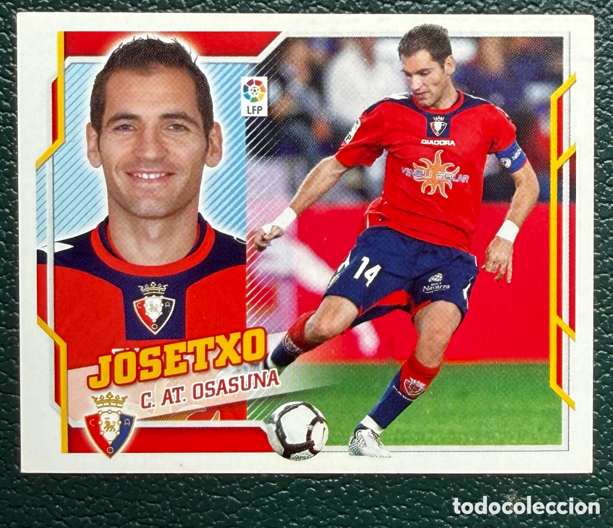 Fu&szlig;ball-Sticker: 6A JOSETXO OSASUNA CROMOS ALBUM EDICIONES ESTE 2010 2011 10 11