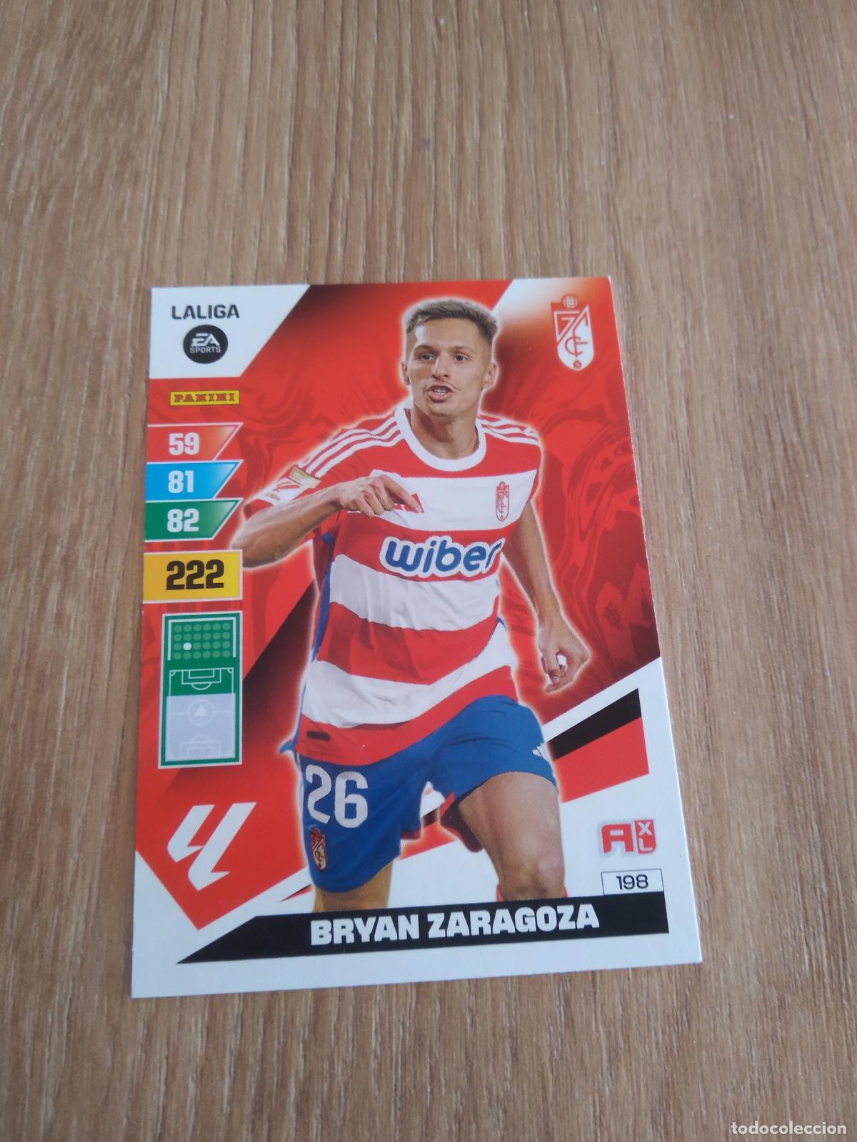 Cromos de F&uacute;tbol: 198 BRYAN ZARAGOZA GRANADA CROMO FUTBOL PANINI LIGA 23-24 ADRENALYN 2023-2024