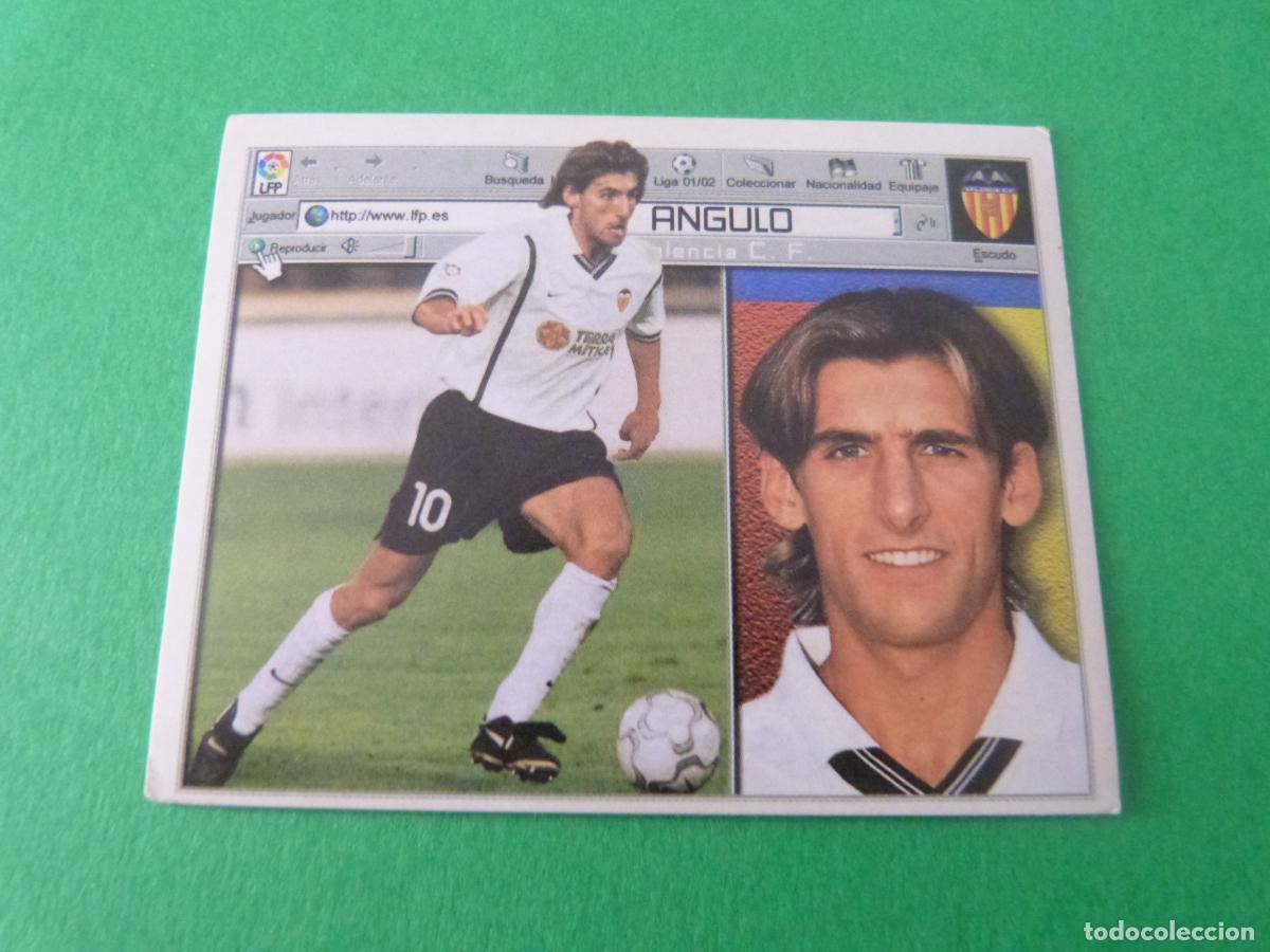 Cromos de F&uacute;tbol: CROMO FUTBOL ANGULO VALENCIA C.F. SIN PEGAR LIGA ESTE 2001-2002/01-02