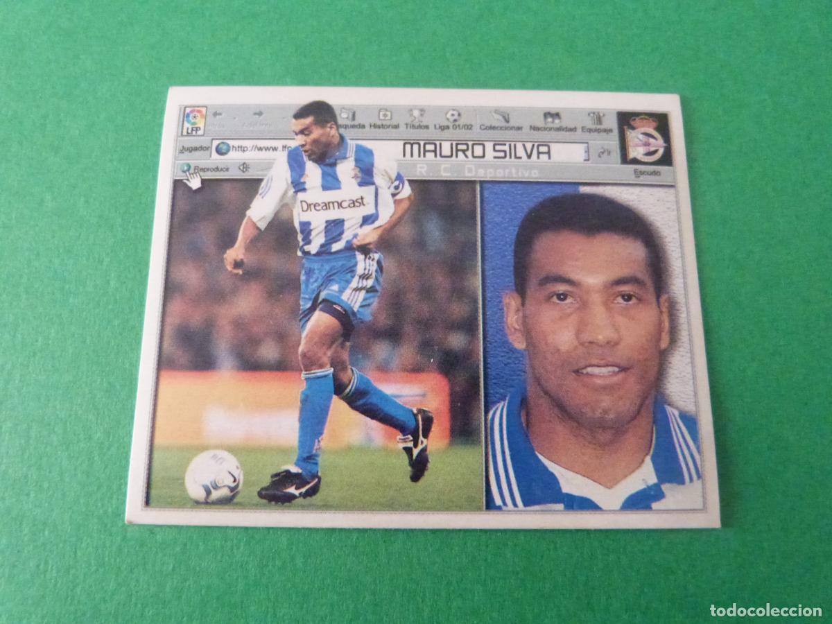 Cromos de F&uacute;tbol: CROMO FUTBOL MAURO SILVA DEPORTIVO LA CORU&Ntilde;A SIN PEGAR LIGA ESTE 2001-2002/01-02